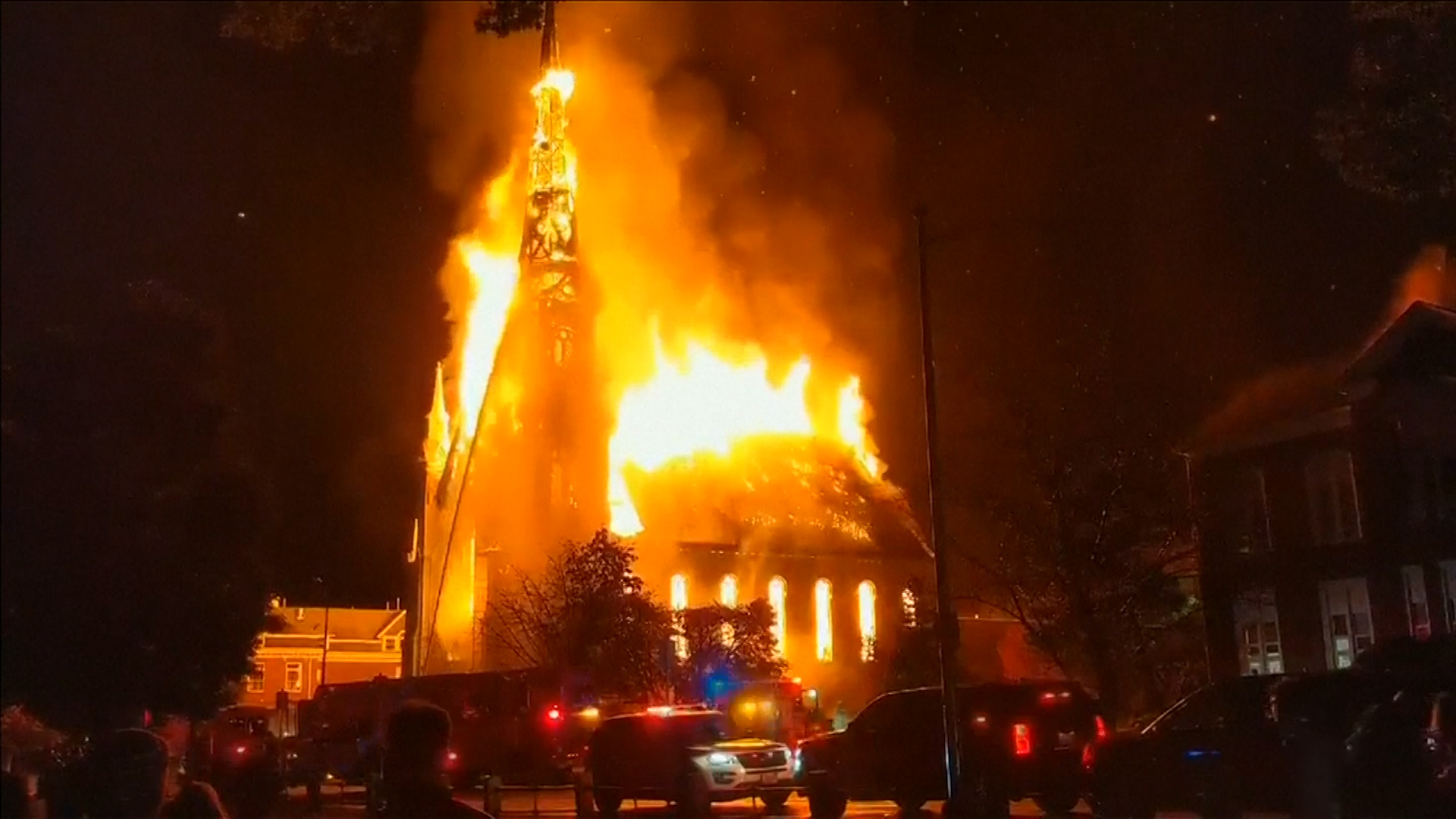 Painting Of Jesus Christ Survives Fire That Destroyed 150 Year Old Church. Watch News Videos Online