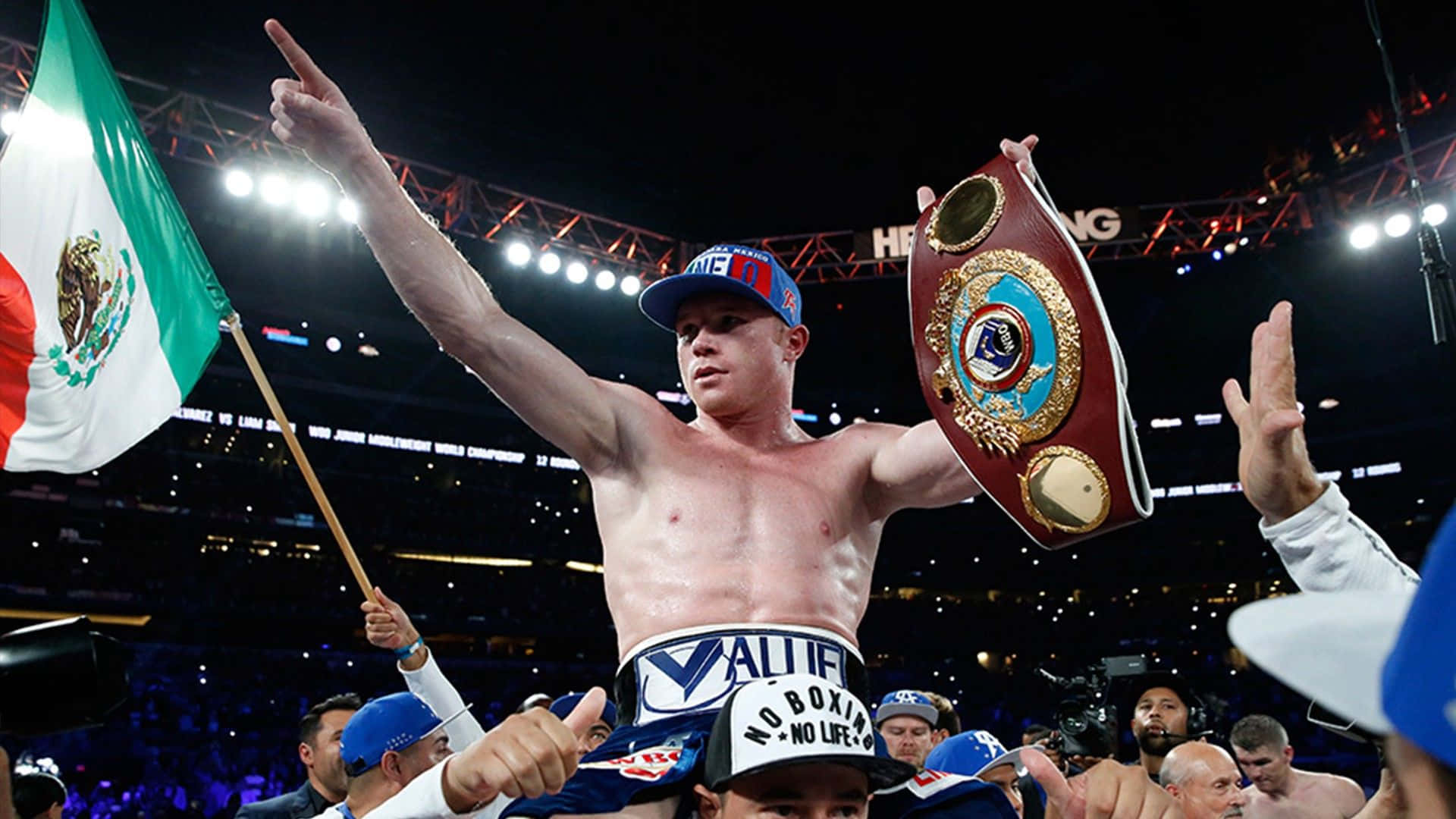Download World Champion Boxer Canelo Alvarez Wallpaper