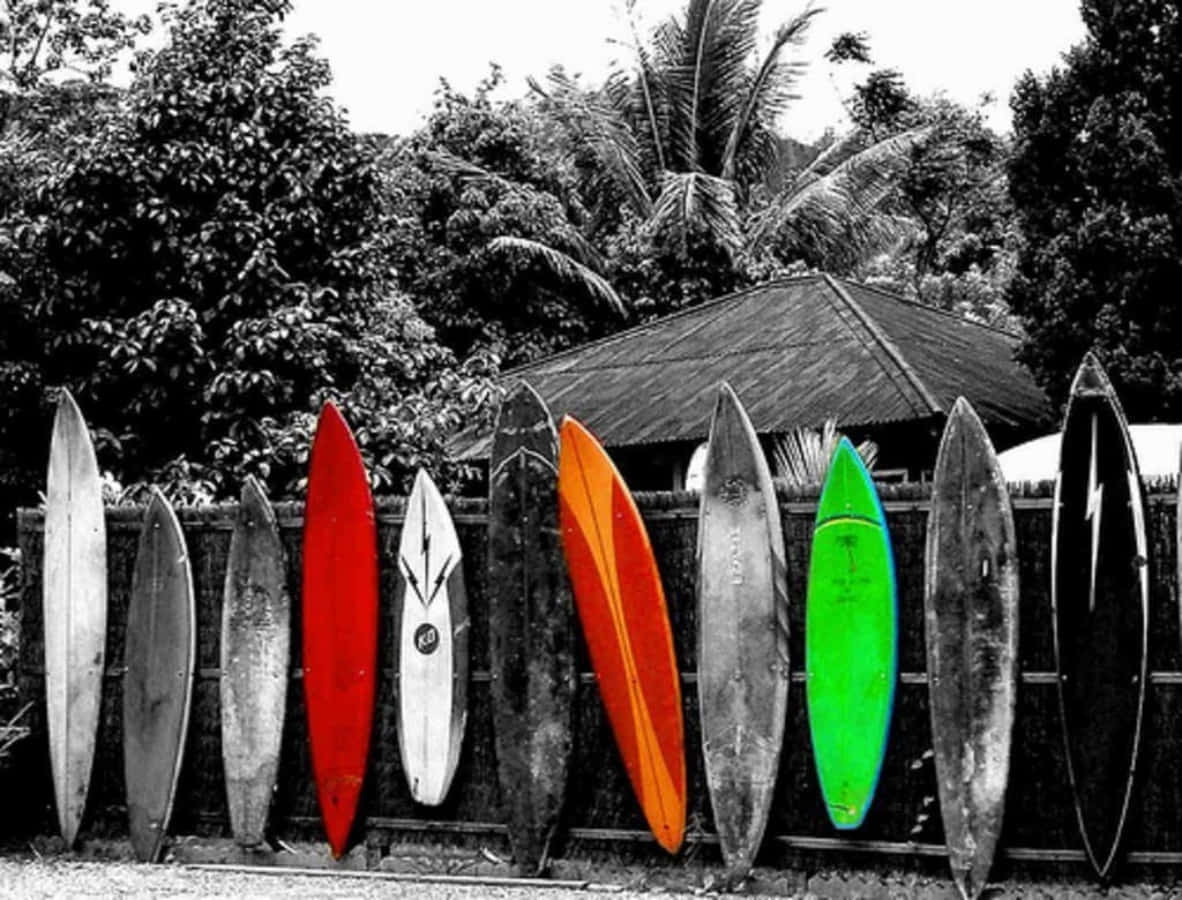 Download The Vintage Surf Riding Experience Wallpaper