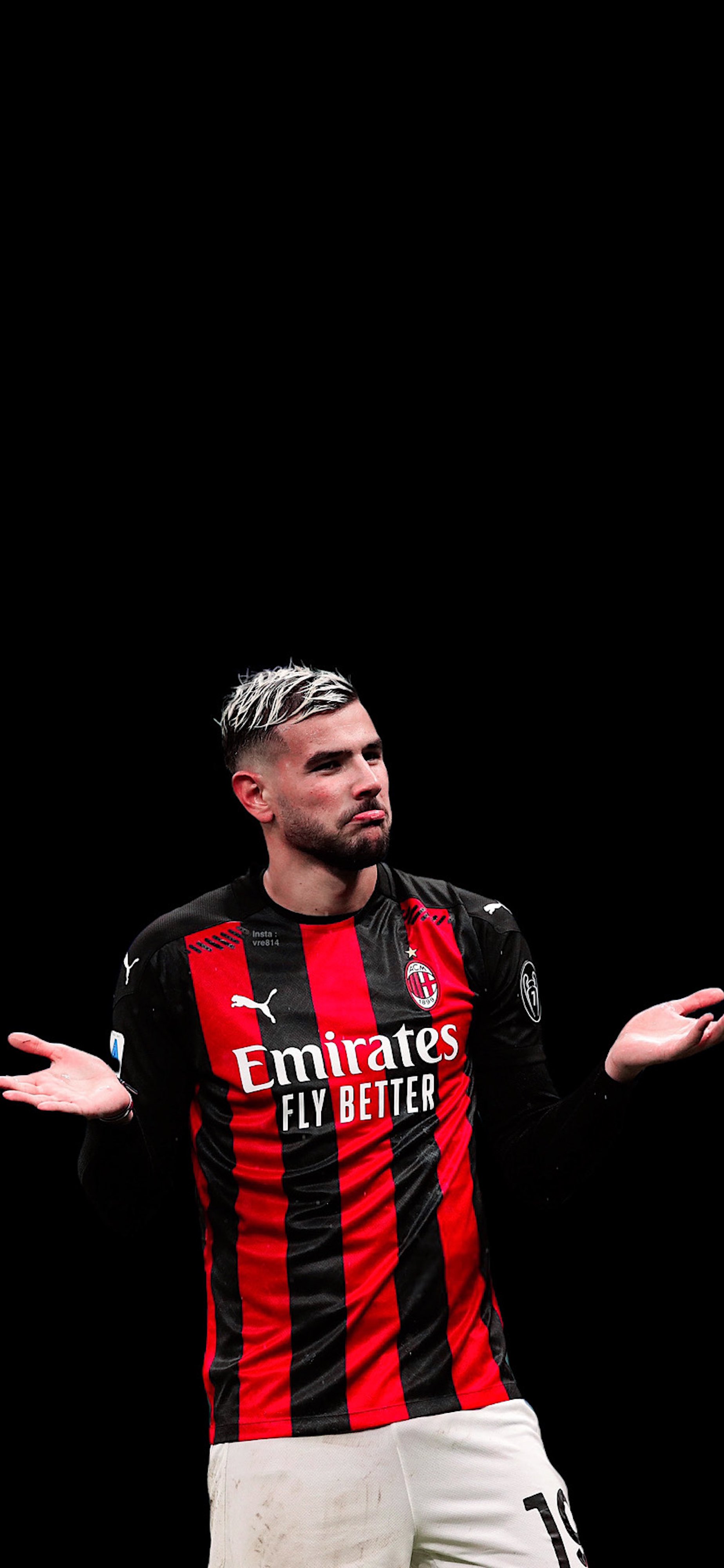 ناصر - #Wallpaper 4k. Theo Hernandez #acmilan #SerieA