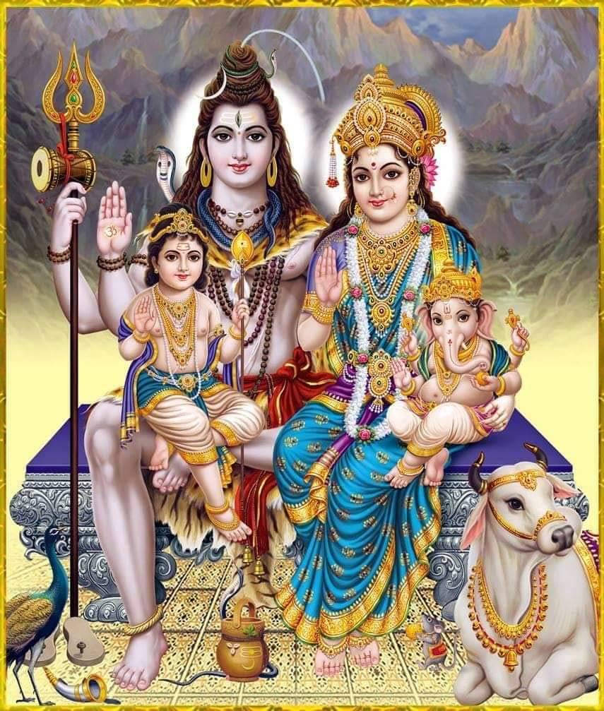 Shiv Parivar Wallpaper