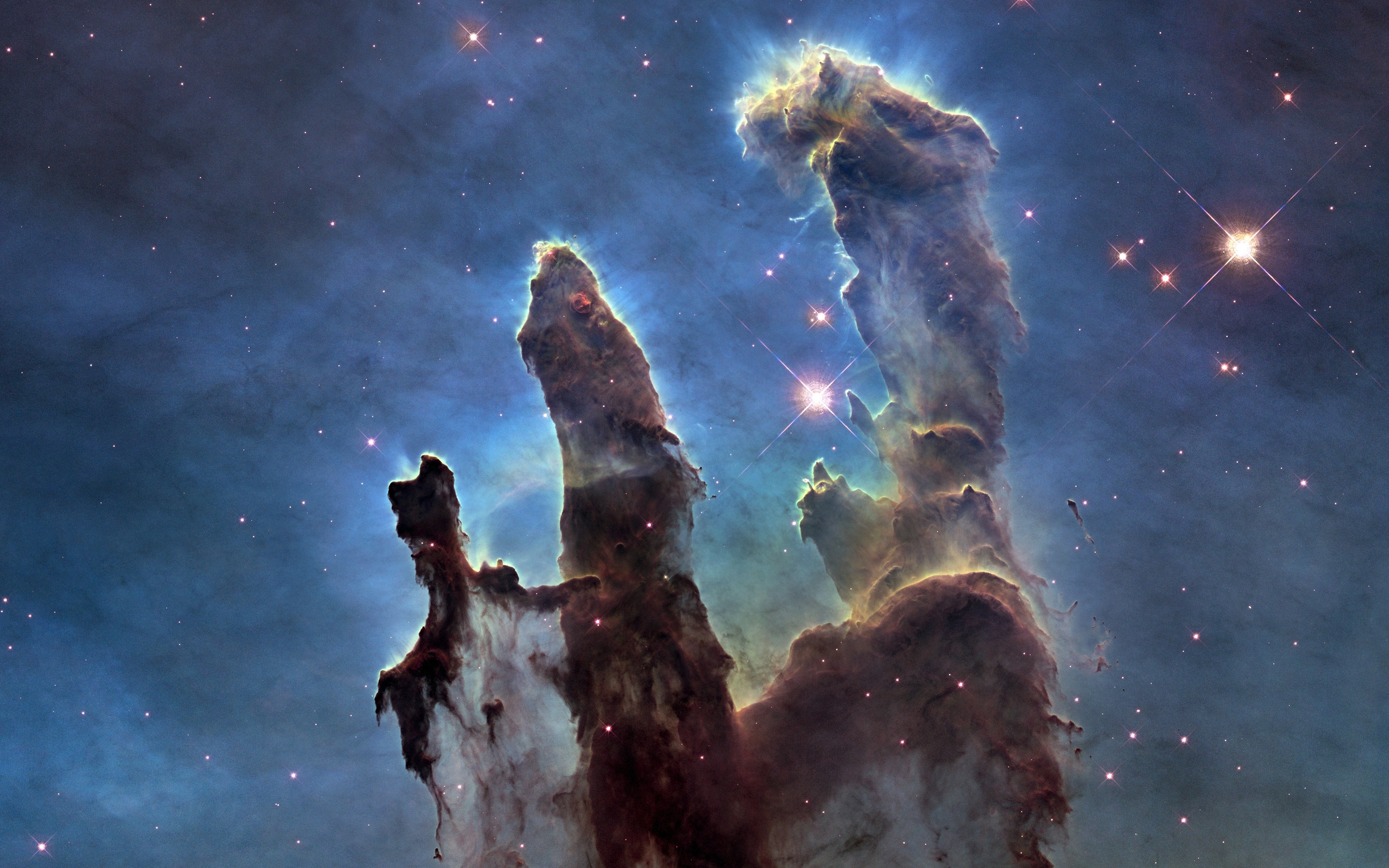 pillars of creation nebula space stars Gallery HD Wallpaper