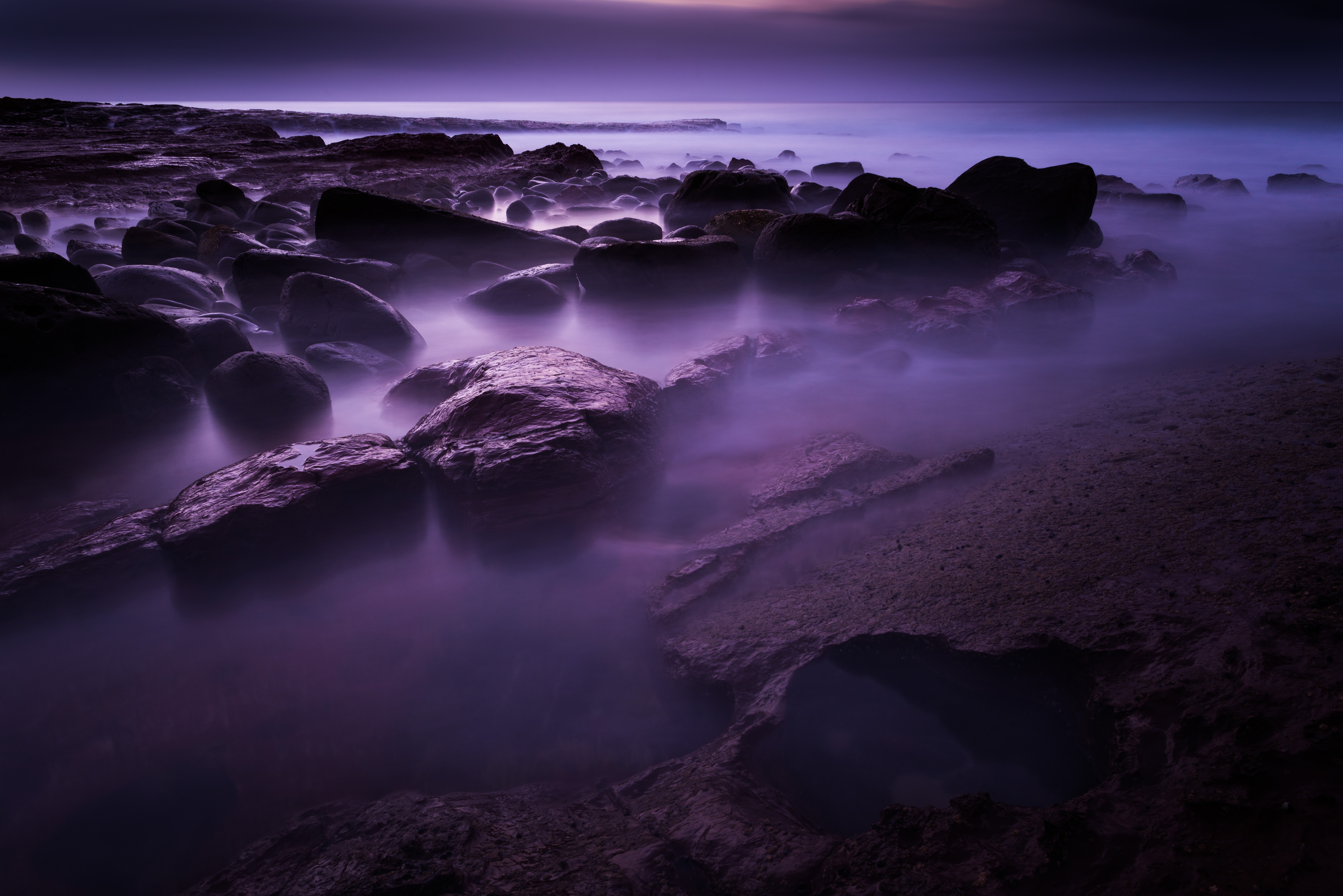 purple sky HD wallpaper, background