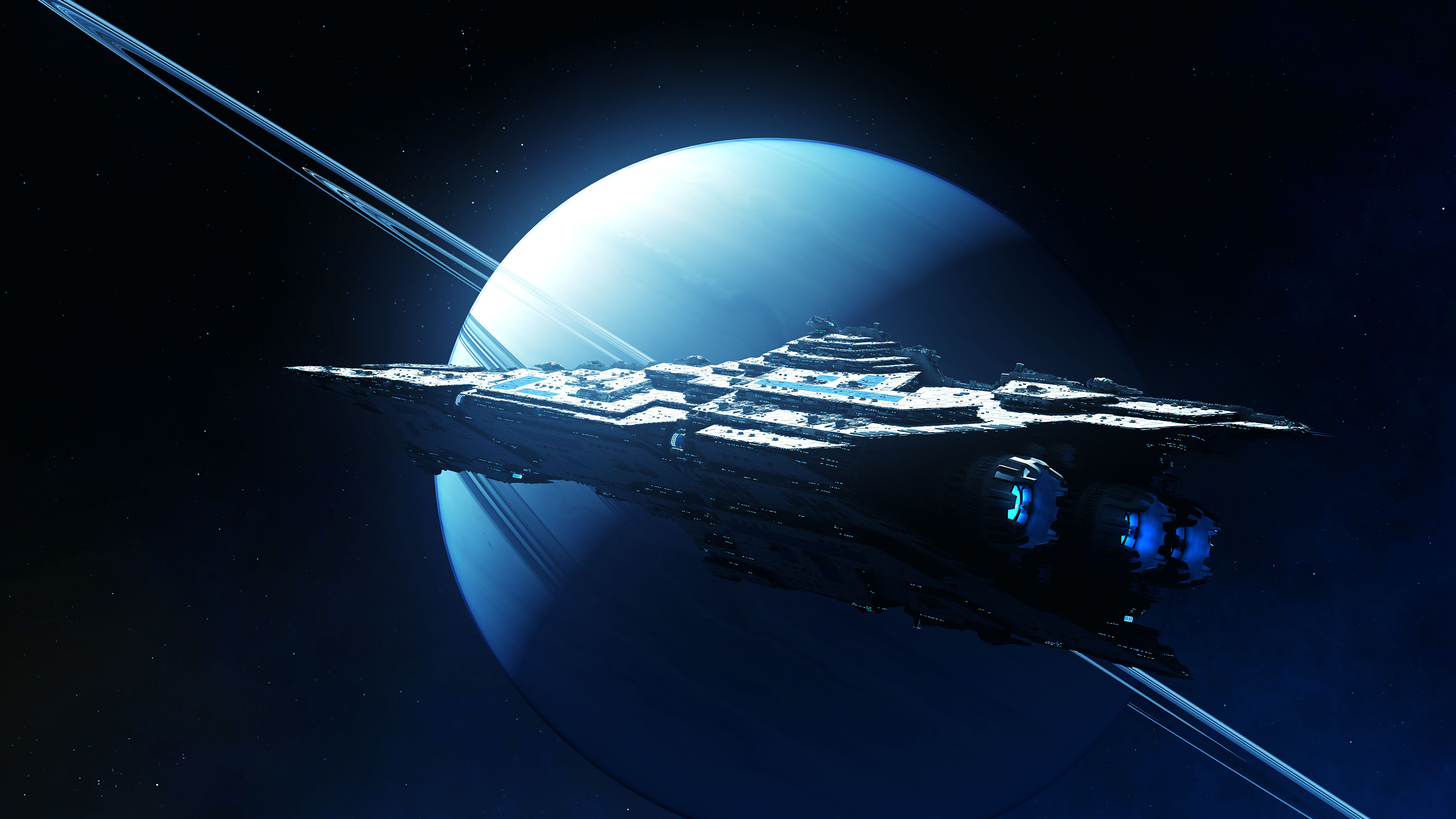 Sci Fi Spaceship 4k Ultra HD Wallpaper