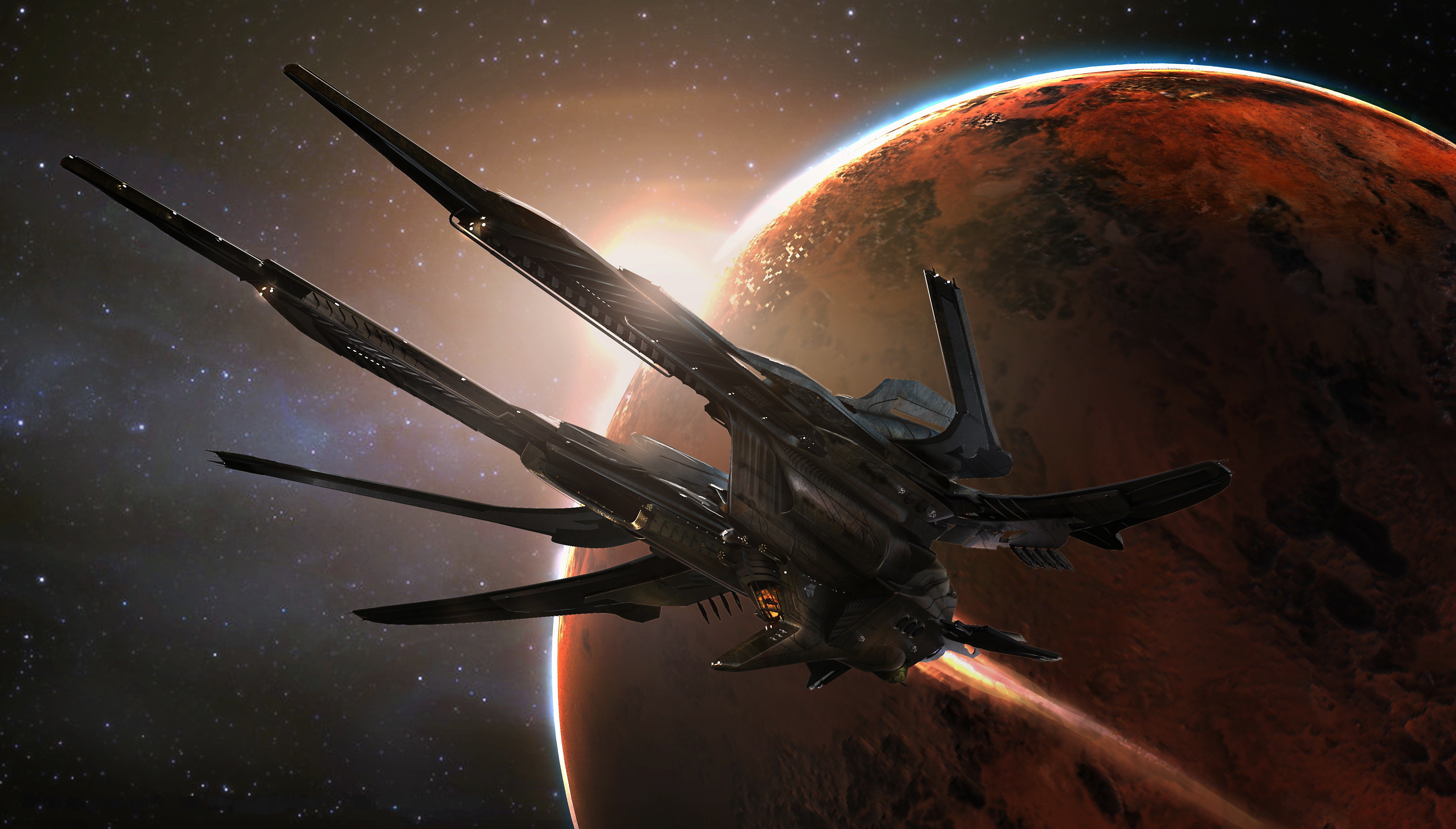 4K, Star Citizen, Starship, Planets Gallery HD Wallpaper