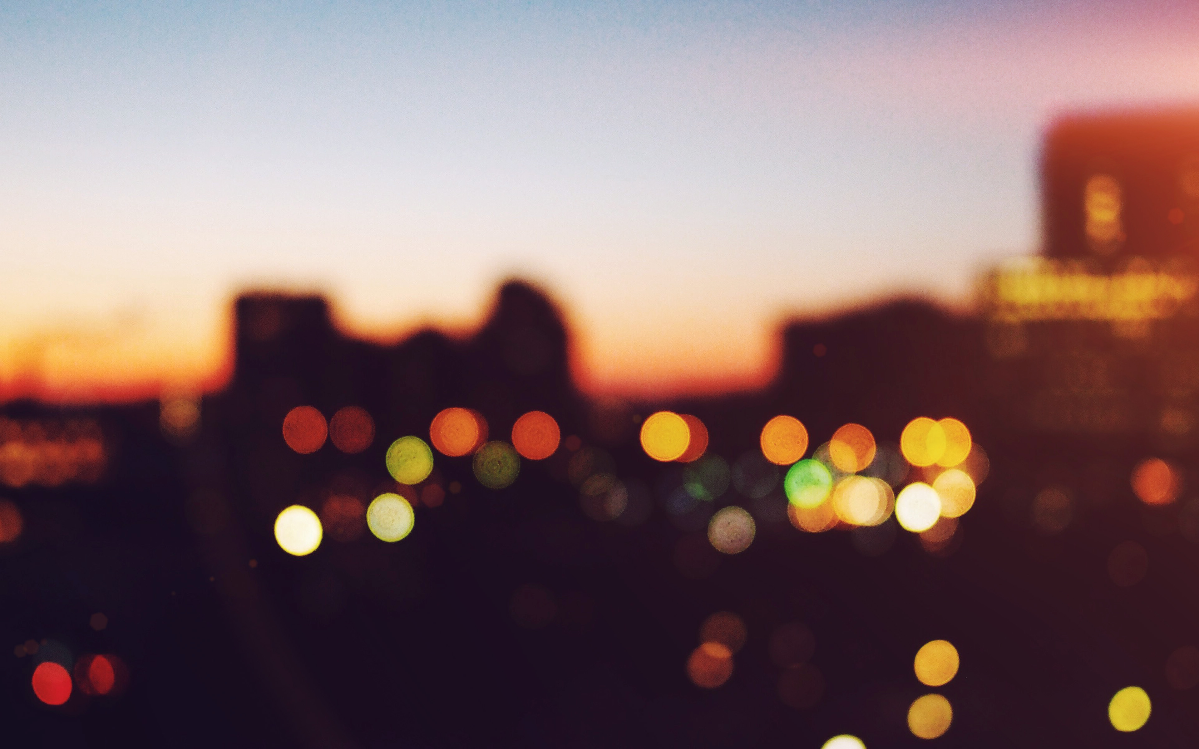 wallpaper for desktop, laptop. light bokeh sunset city flare