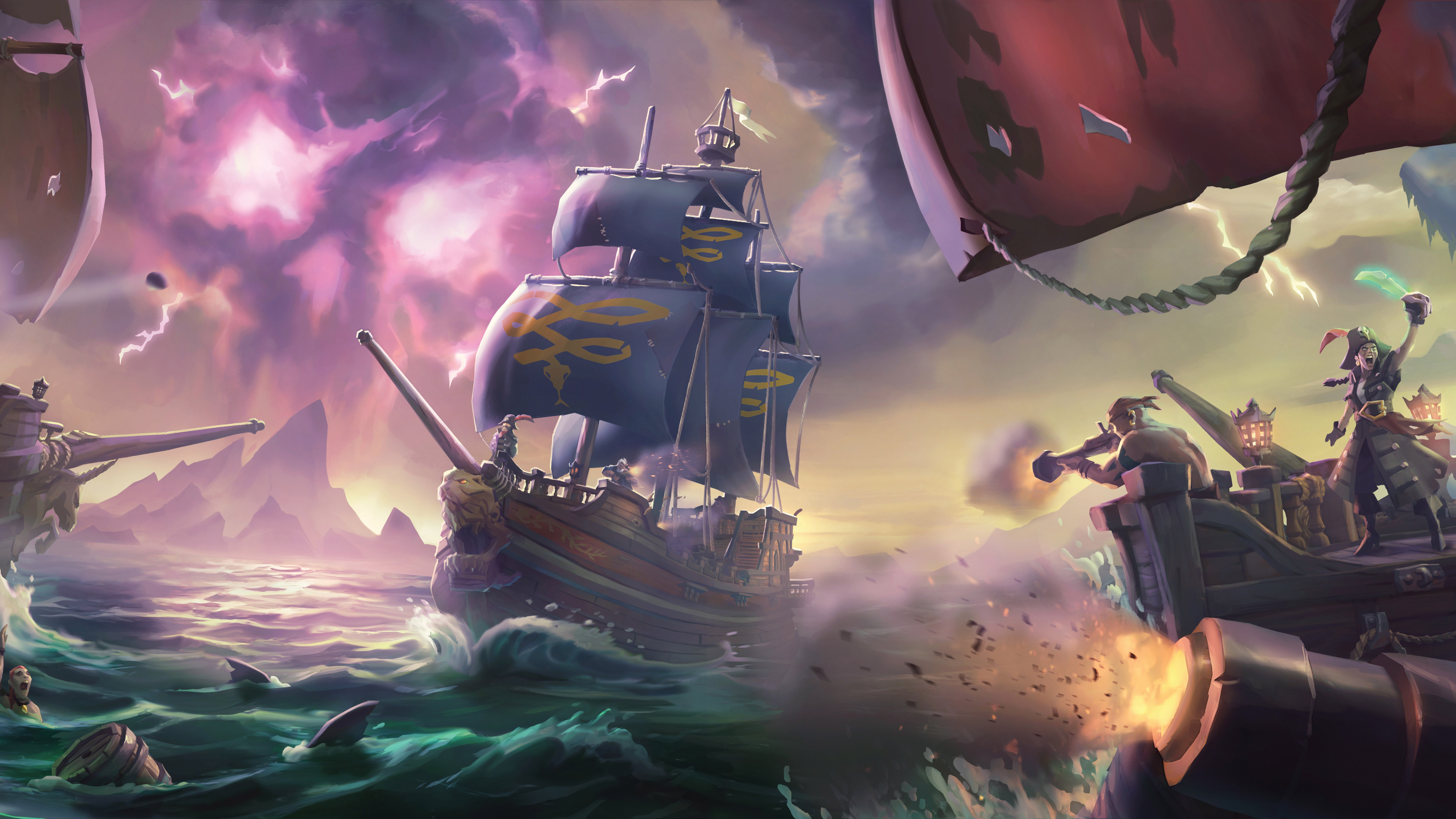 Wallpaper / sea of thieves, games, pc games, xbox games, 4k, 5k, hd, pirates free download