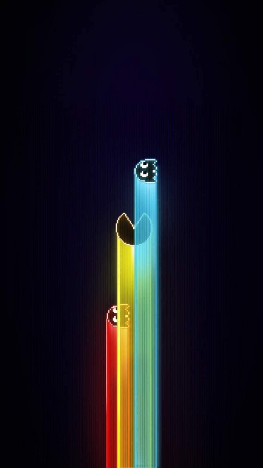 Pacman Amoled iPhone Wallpaper. iPhone
