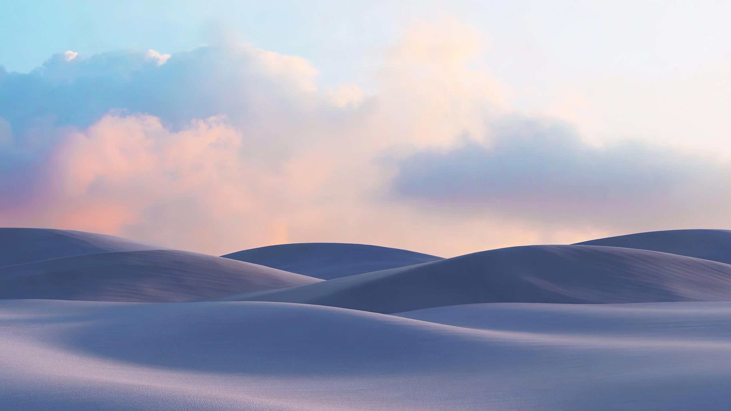 Windows 10X Wallpaper 4K, Sand Dunes, Desert, Landscape