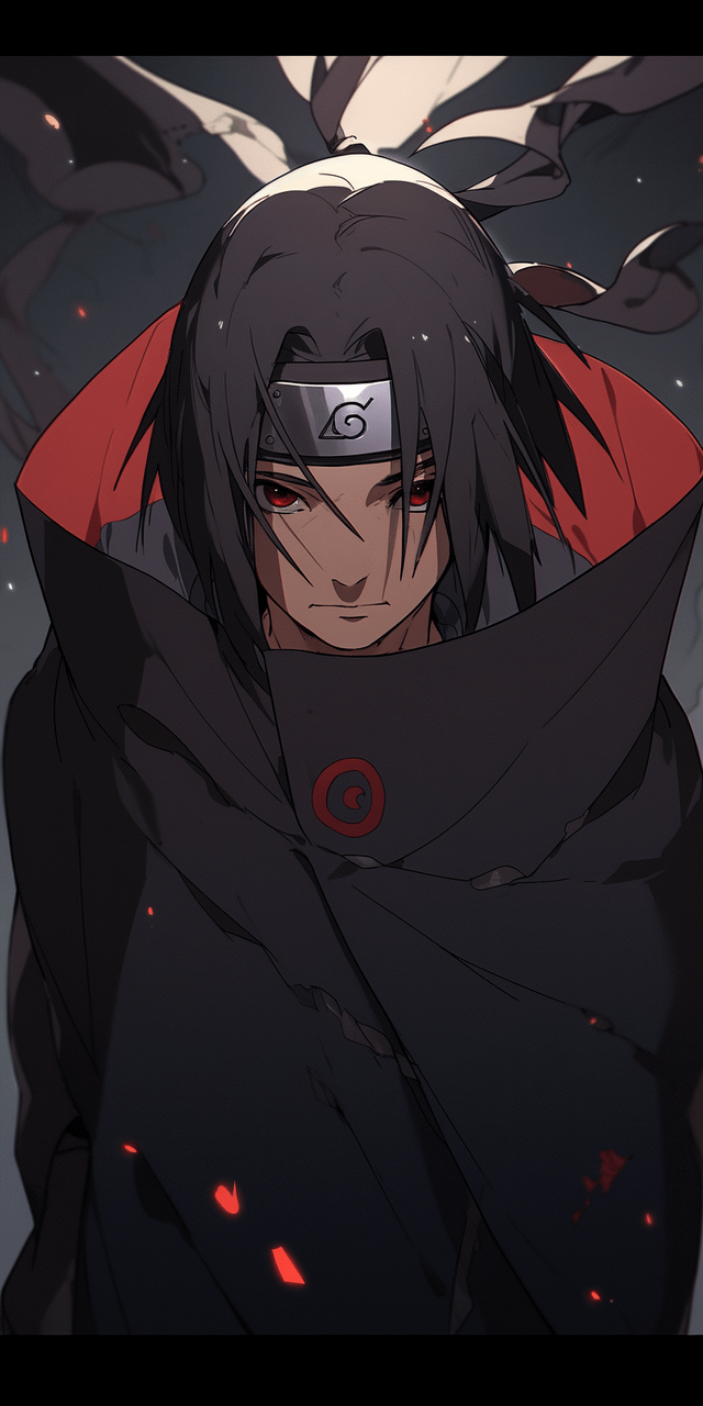 Itachi Uchiha Phone Wallpaper Created With Midjourney
