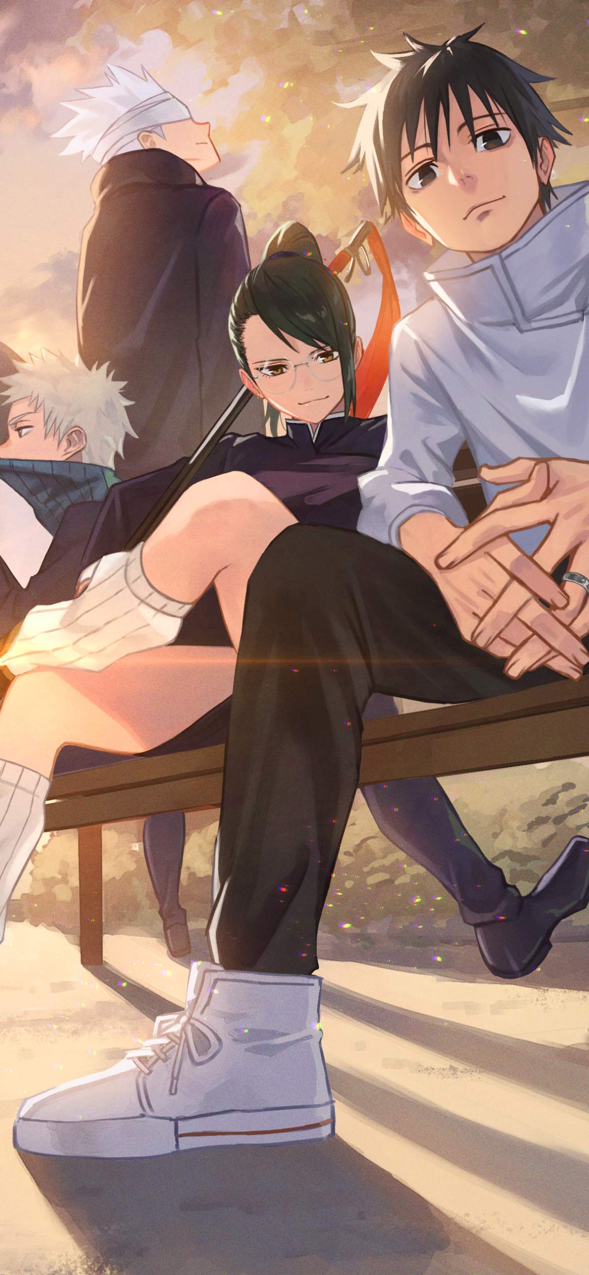 Wallpaper / Anime Jujutsu Kaisen 0 Phone Wallpaper, Maki Zenin, Yuta Okkotsu, 1170x2532 free download