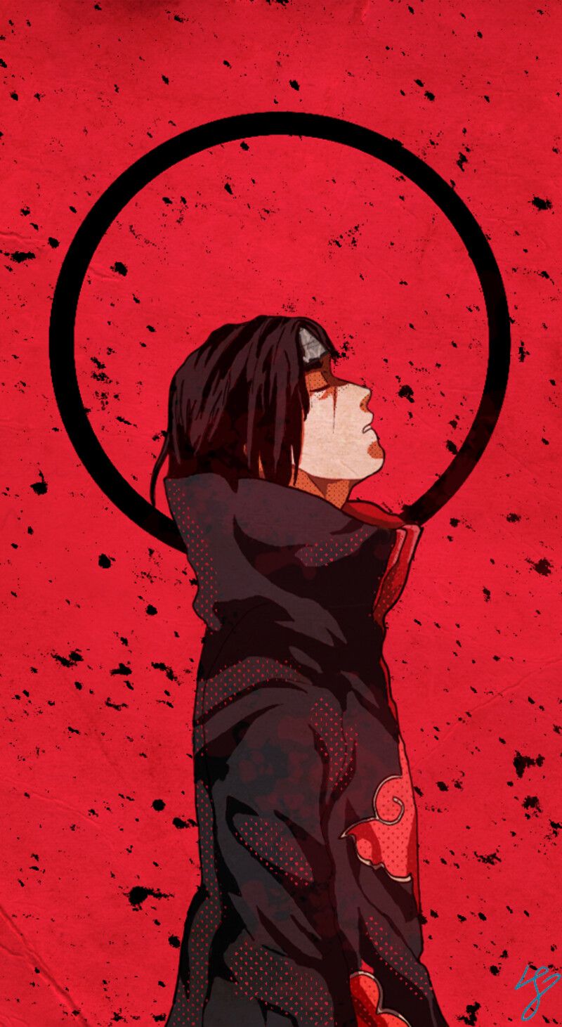 Uchiha Itachi Fanart!, Victor Lobato de Sá. Naruto, Itachi, Anime