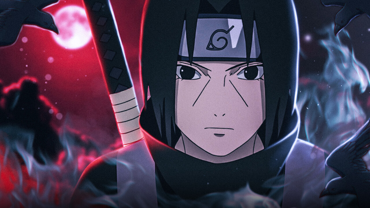 Anime Wallpaper Art With Itachi