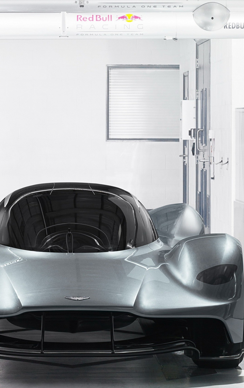 Download wallpaper 840x1336 aston martin valkyrie, at showroom, front, iphone 5, iphone 5s, iphone 5c, ipod touch, 840x1336 HD background, 2133