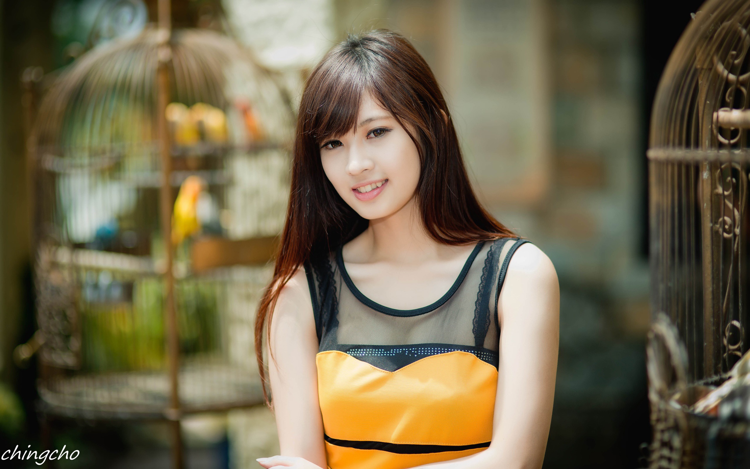 Beautiful Asian Girl Gorgeous Beauty Poster Wallpaper