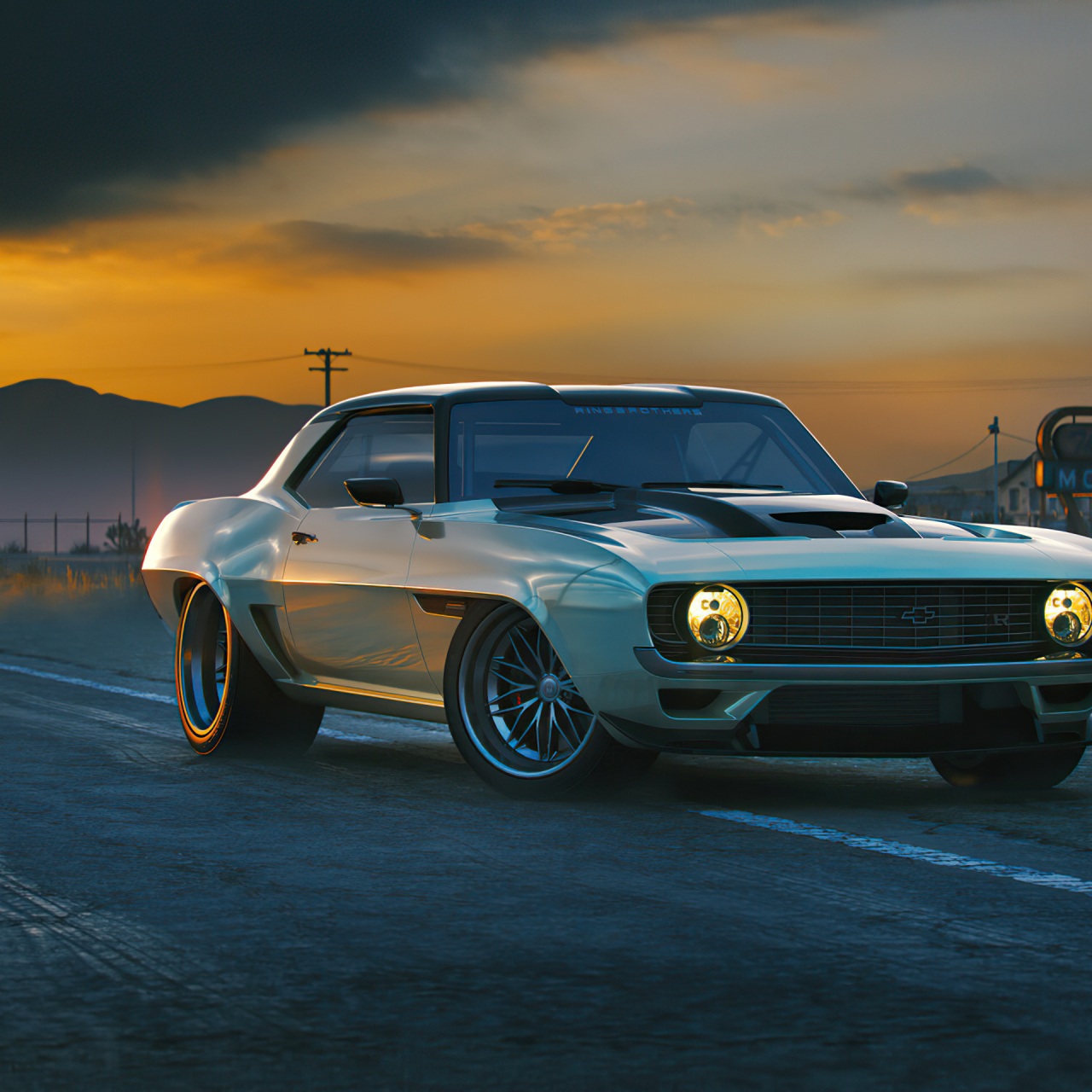 Wallpaper 4k Chevrolet Camaro Wallpaper