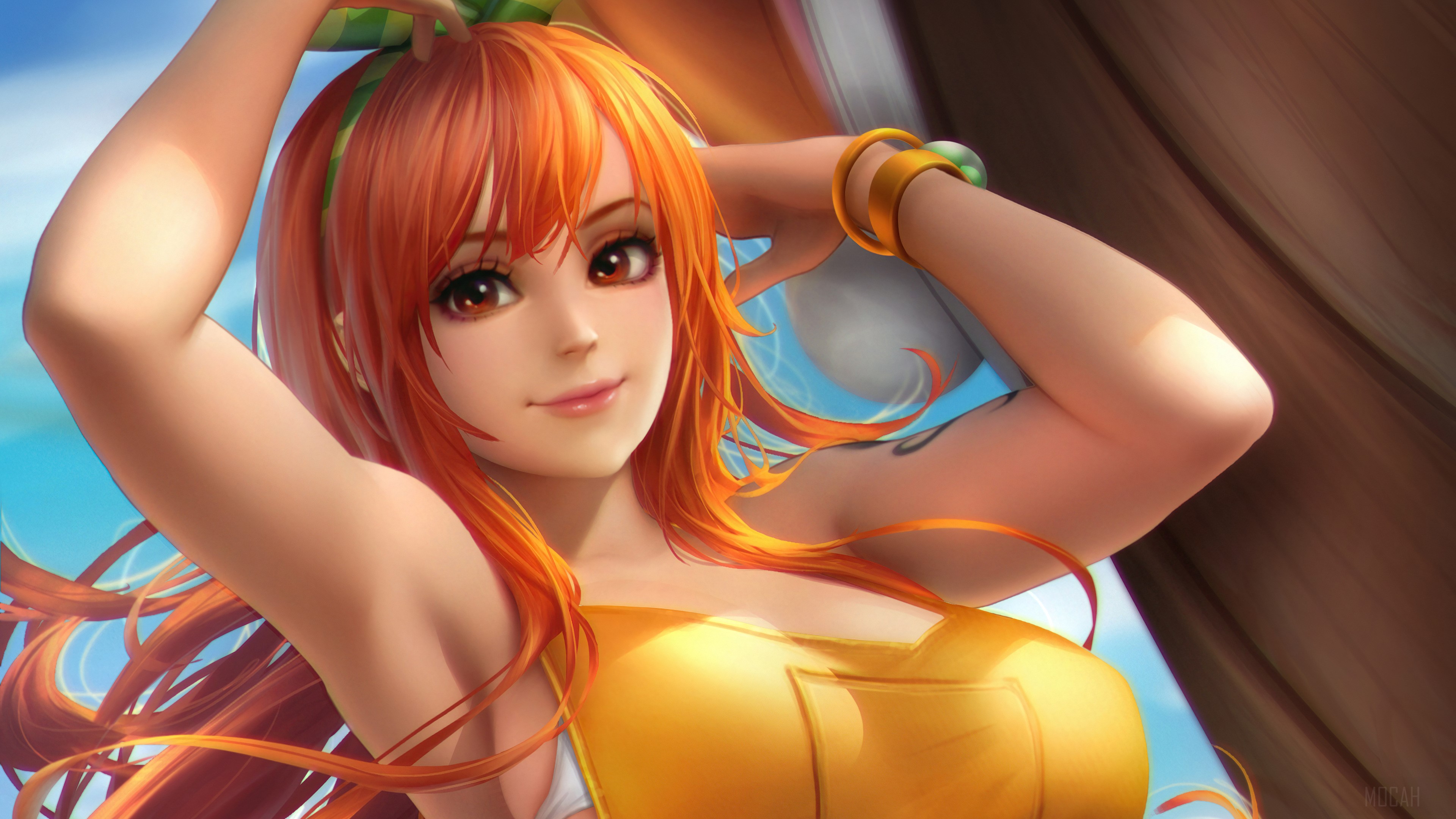 One Piece, Anime, Nami 4k Gallery HD Wallpaper