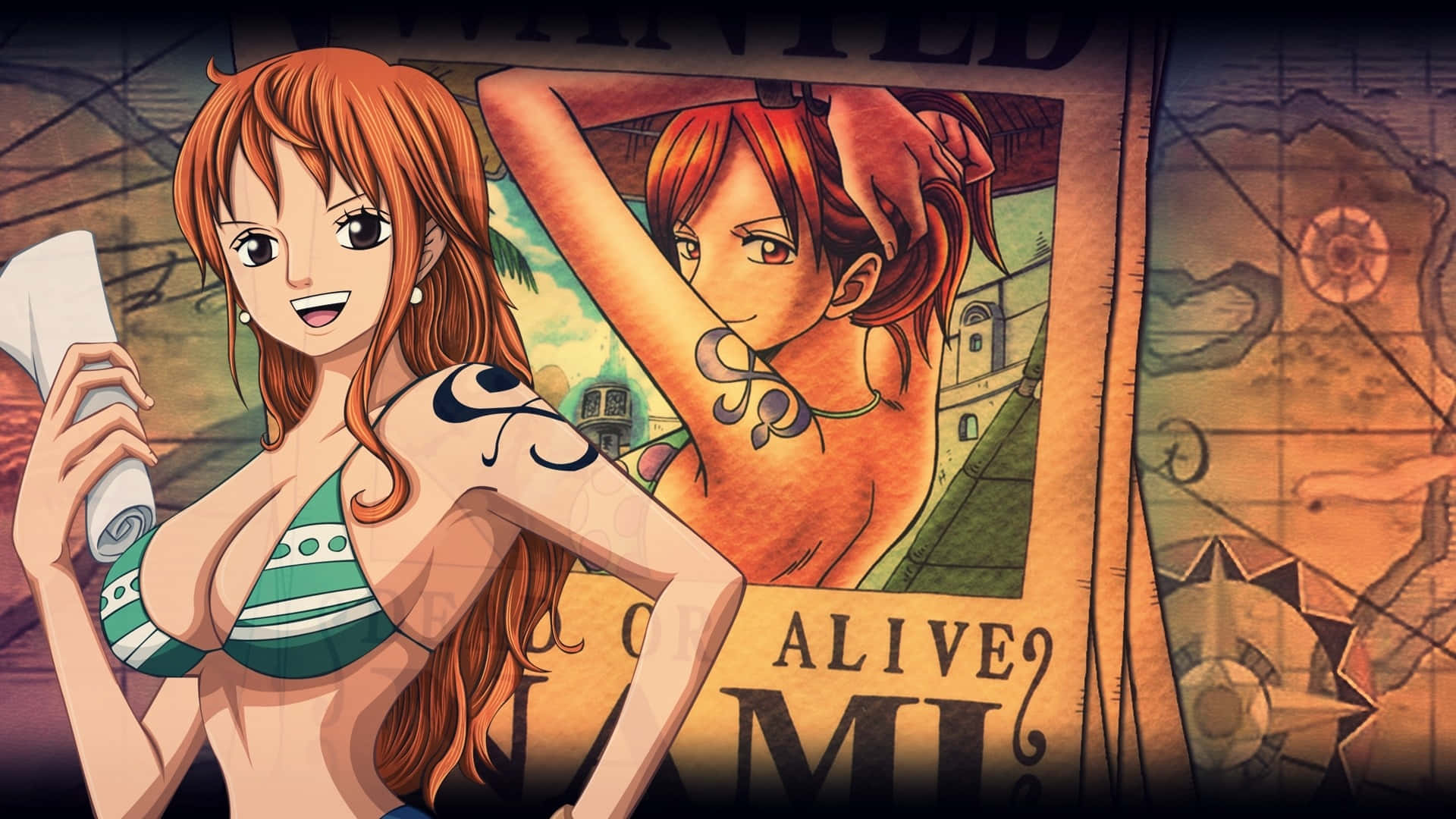 Download Nami One Piece Wanted Poster
