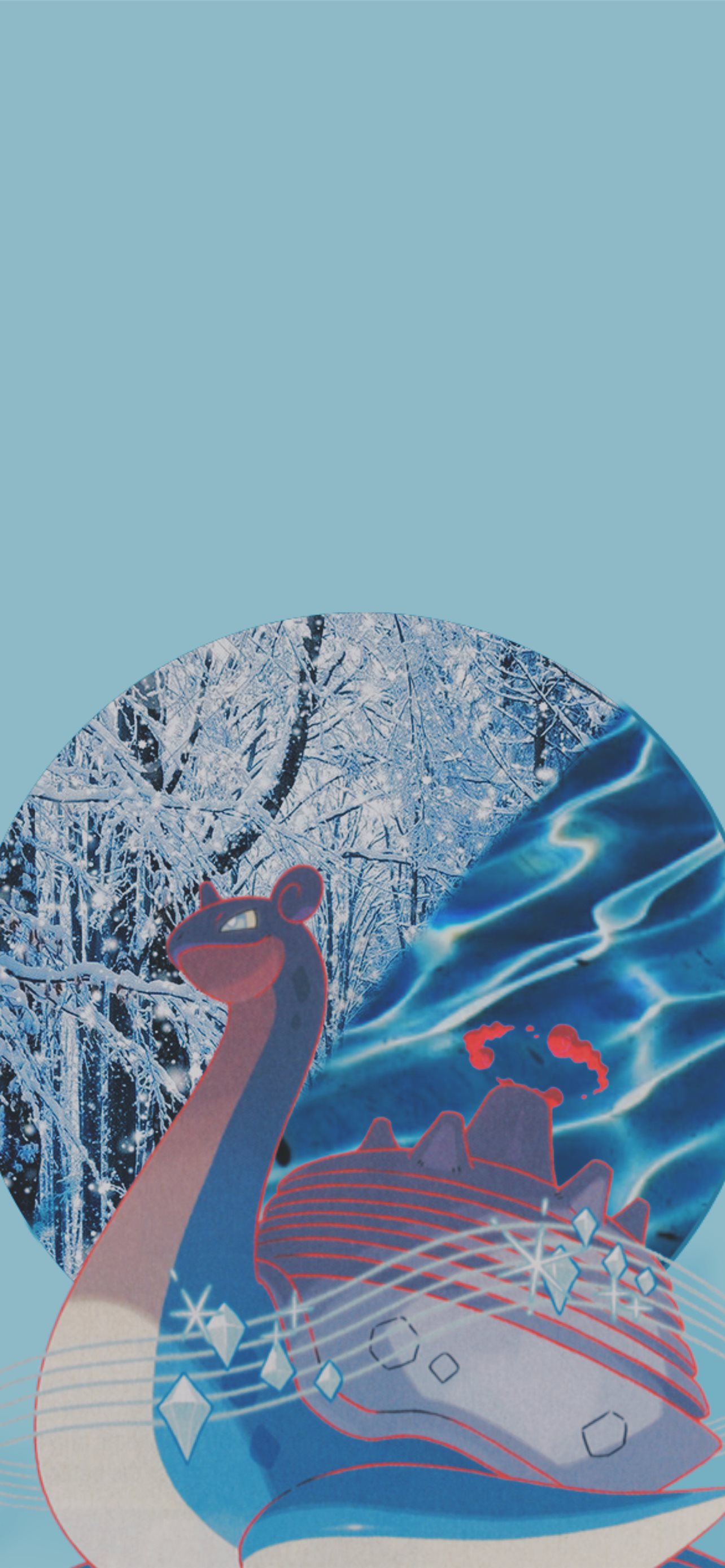 lapras HD iPhone Wallpaper Free Download