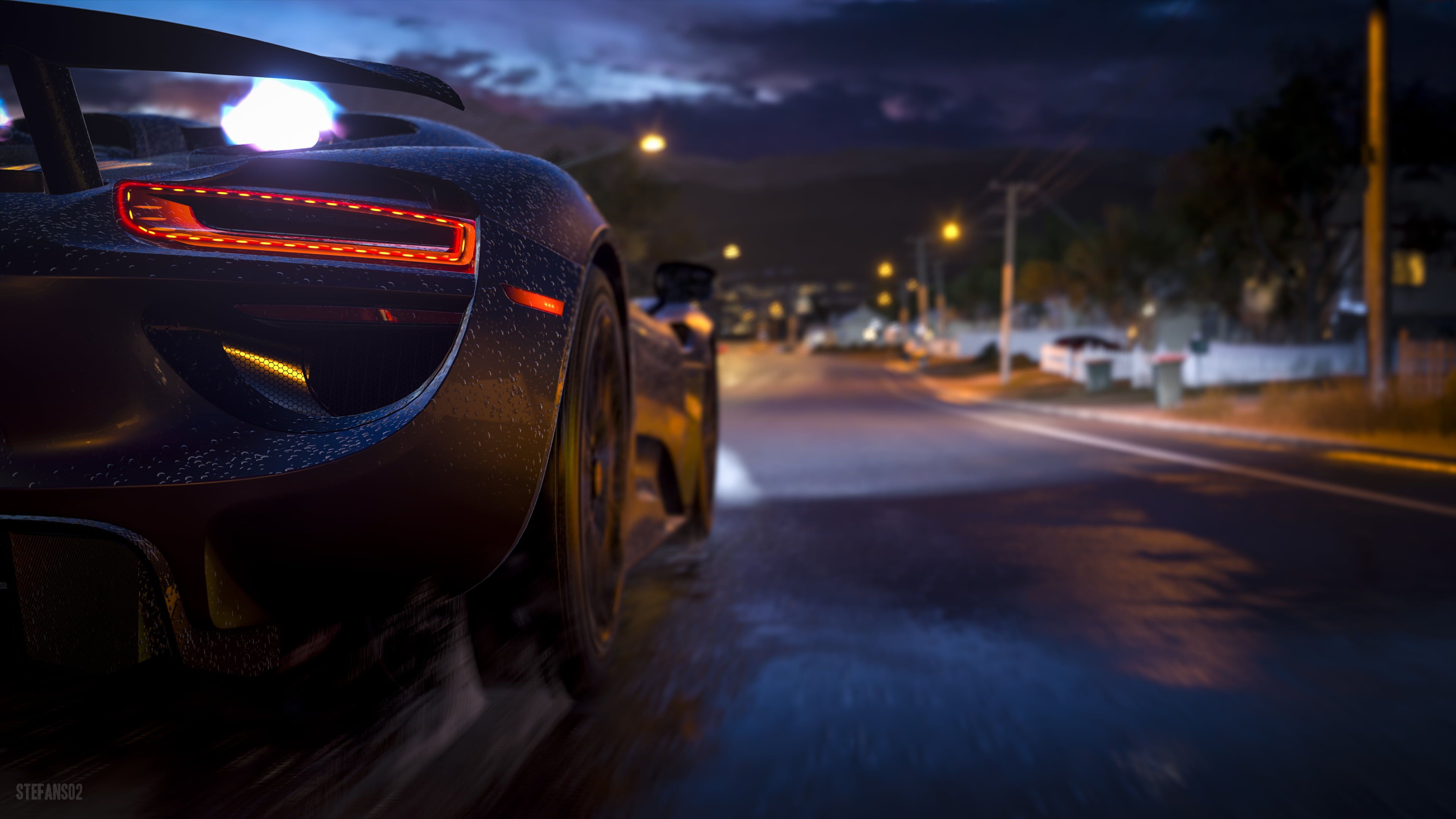 Time Lapsed Photography Of Black Luxury Car On Asphalt Road During Night Time Forza Horizon 3 We Ride At Night Night Time. Luxury Cars, Black Car, Japanese Cars