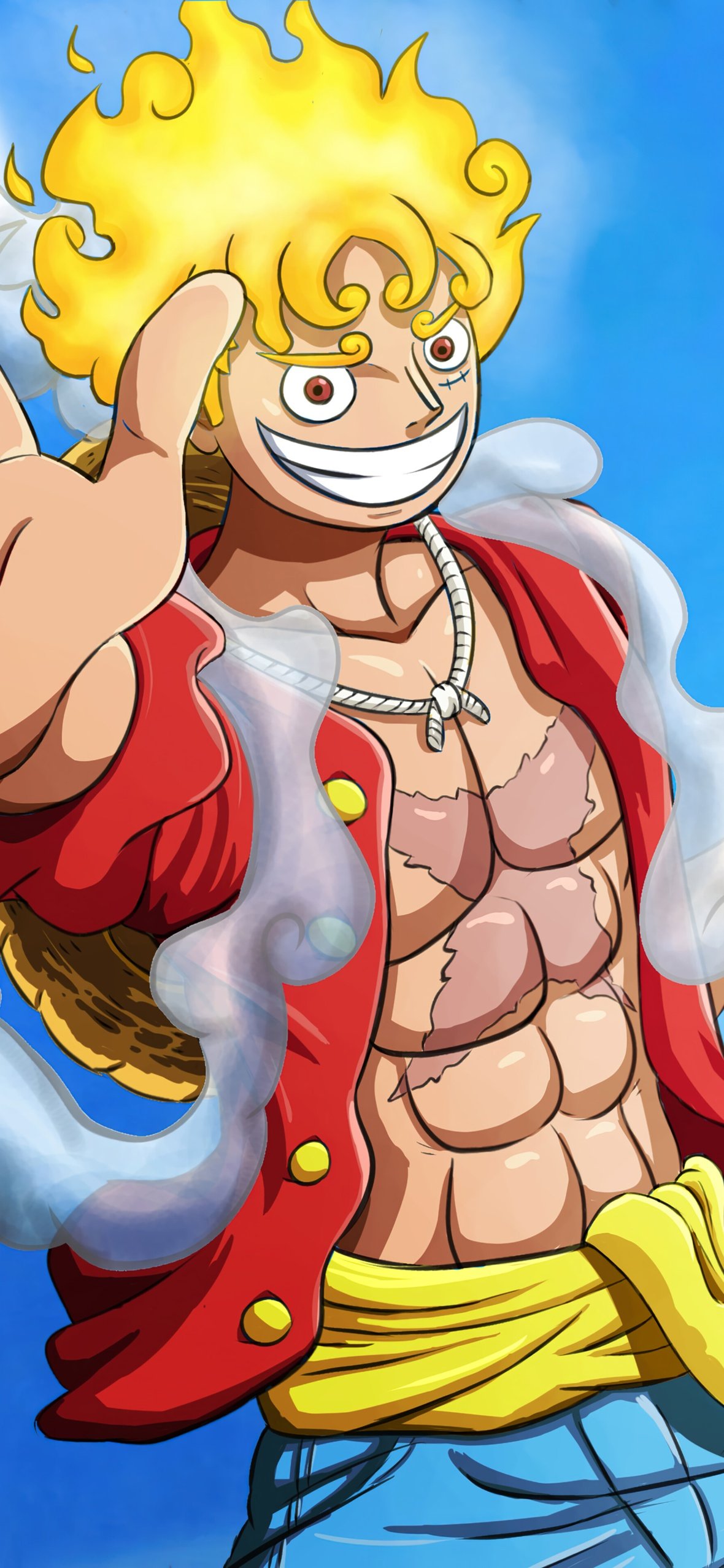 intent-sheep623: luffy gear 5 wallpaper