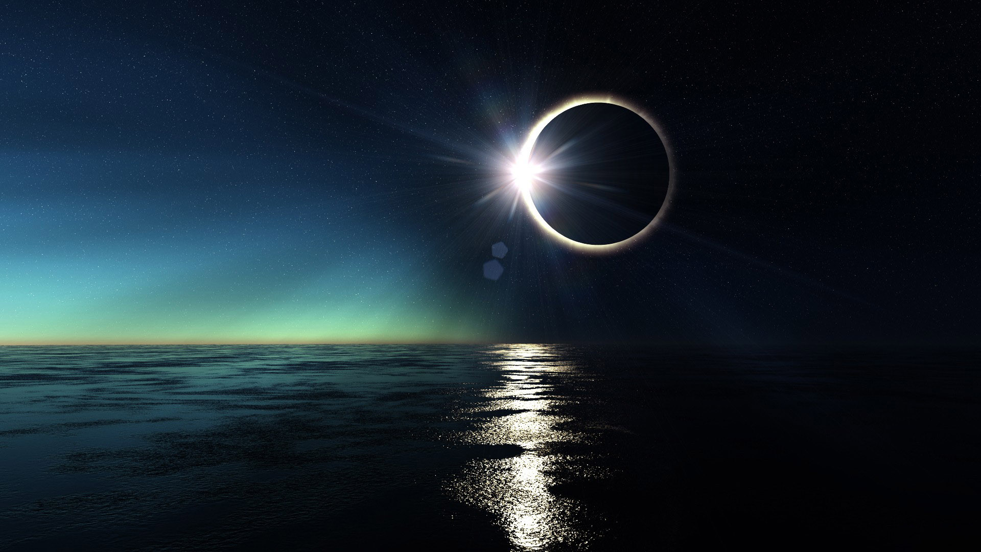 Nature Solar Eclipse HD Wallpaper