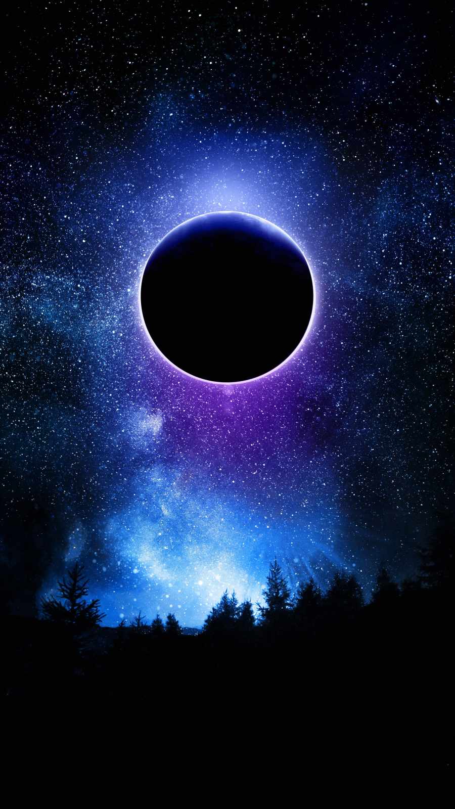 Eclipse In Space IPhone Wallpaper Wallpaper, iPhone Wallpaper