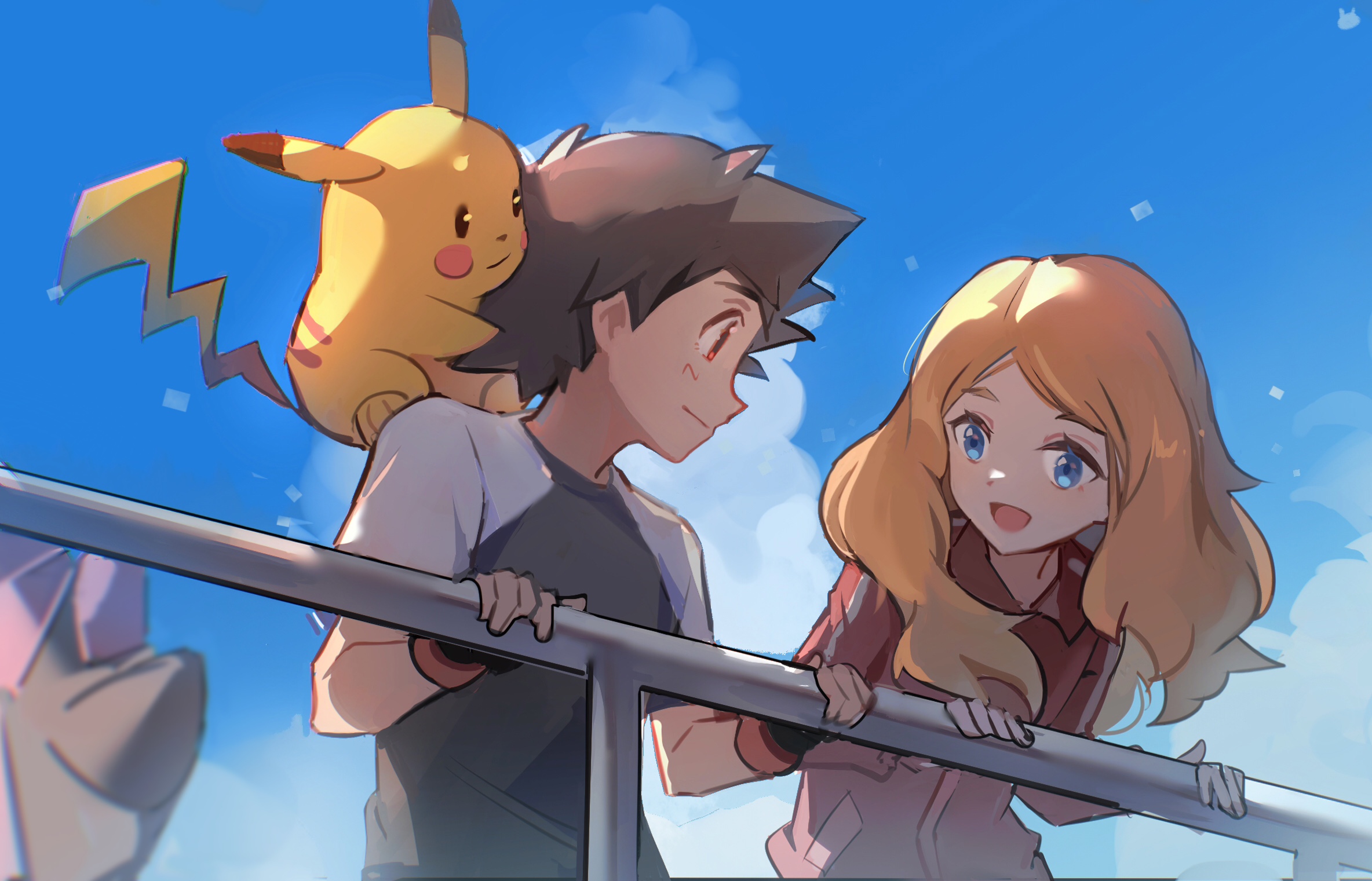 Pokmon Ash And Serena Wallpapers Wallpaper Cave