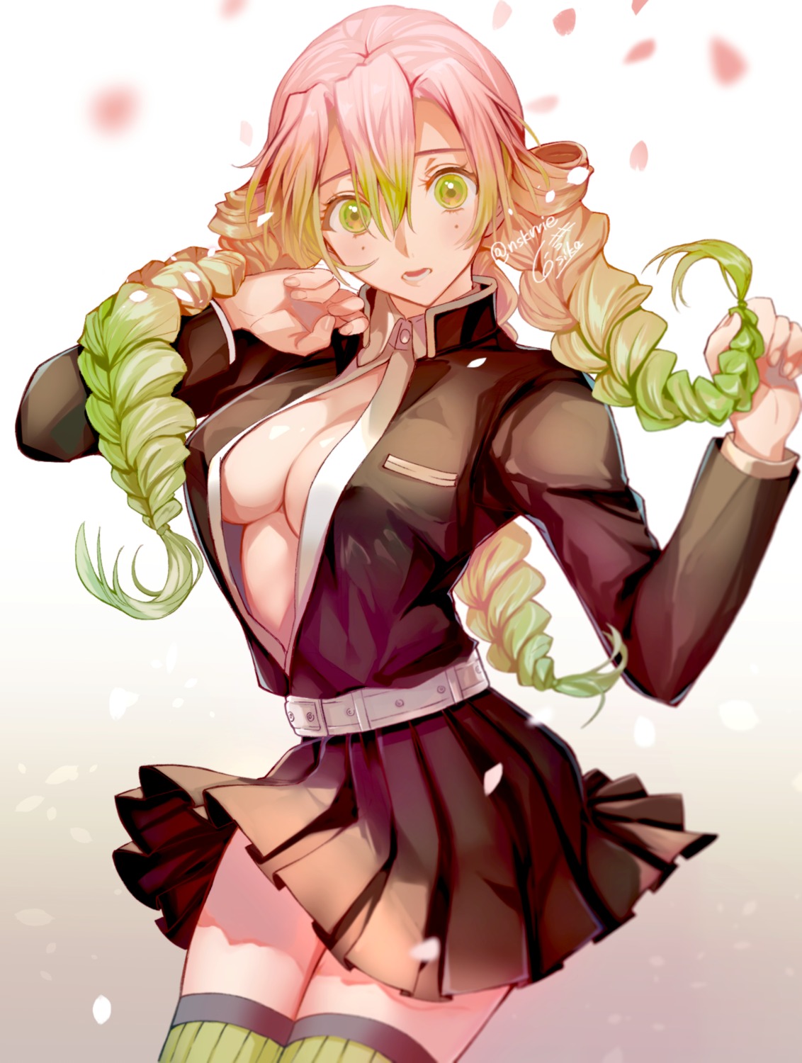 Anime Manga Kimetsu No Yaiba Mitsuri Kanroji Wallpaper:1132x1500