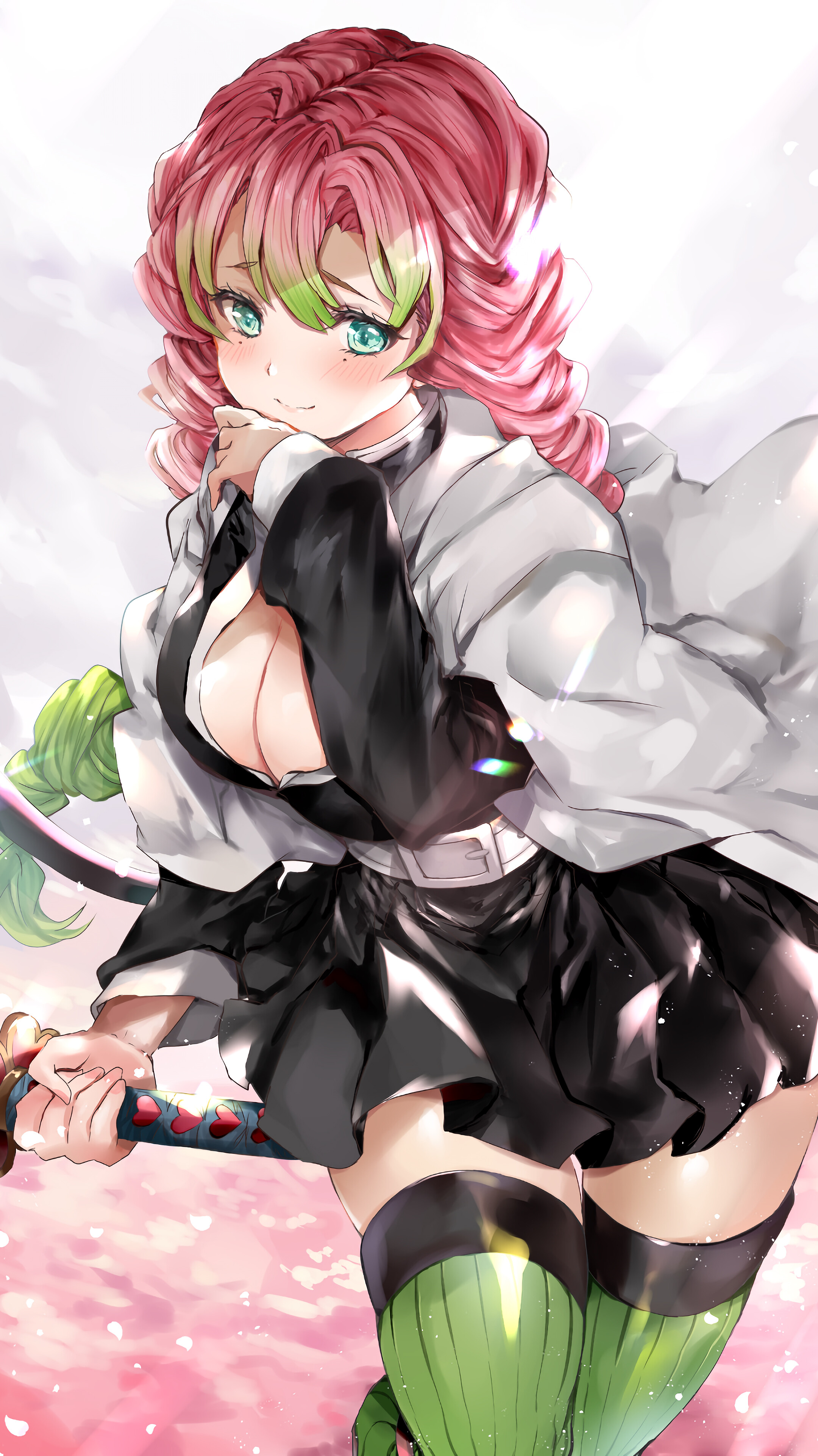 Mitsuri Kanroji, (Kimetsu no Yaiba), 4k Gallery HD Wallpaper