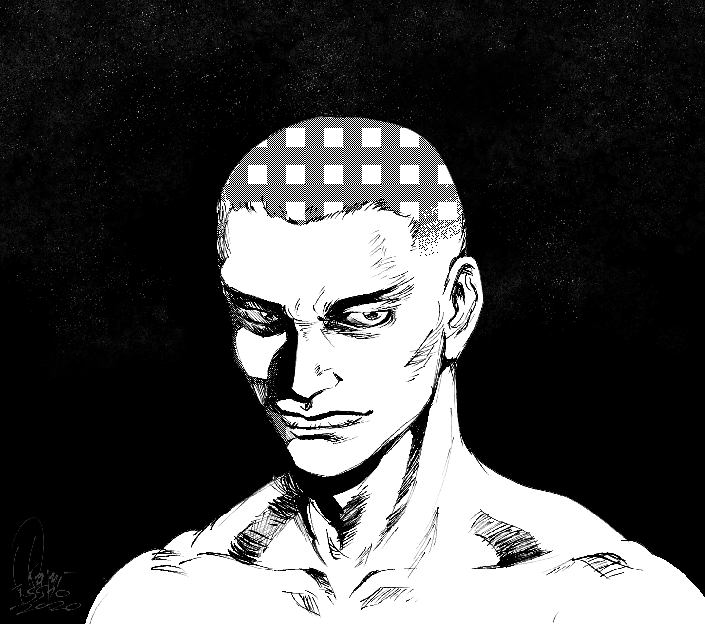 Will of Ryo (Shamo) from 2020 #digitalart #fanart #manga
