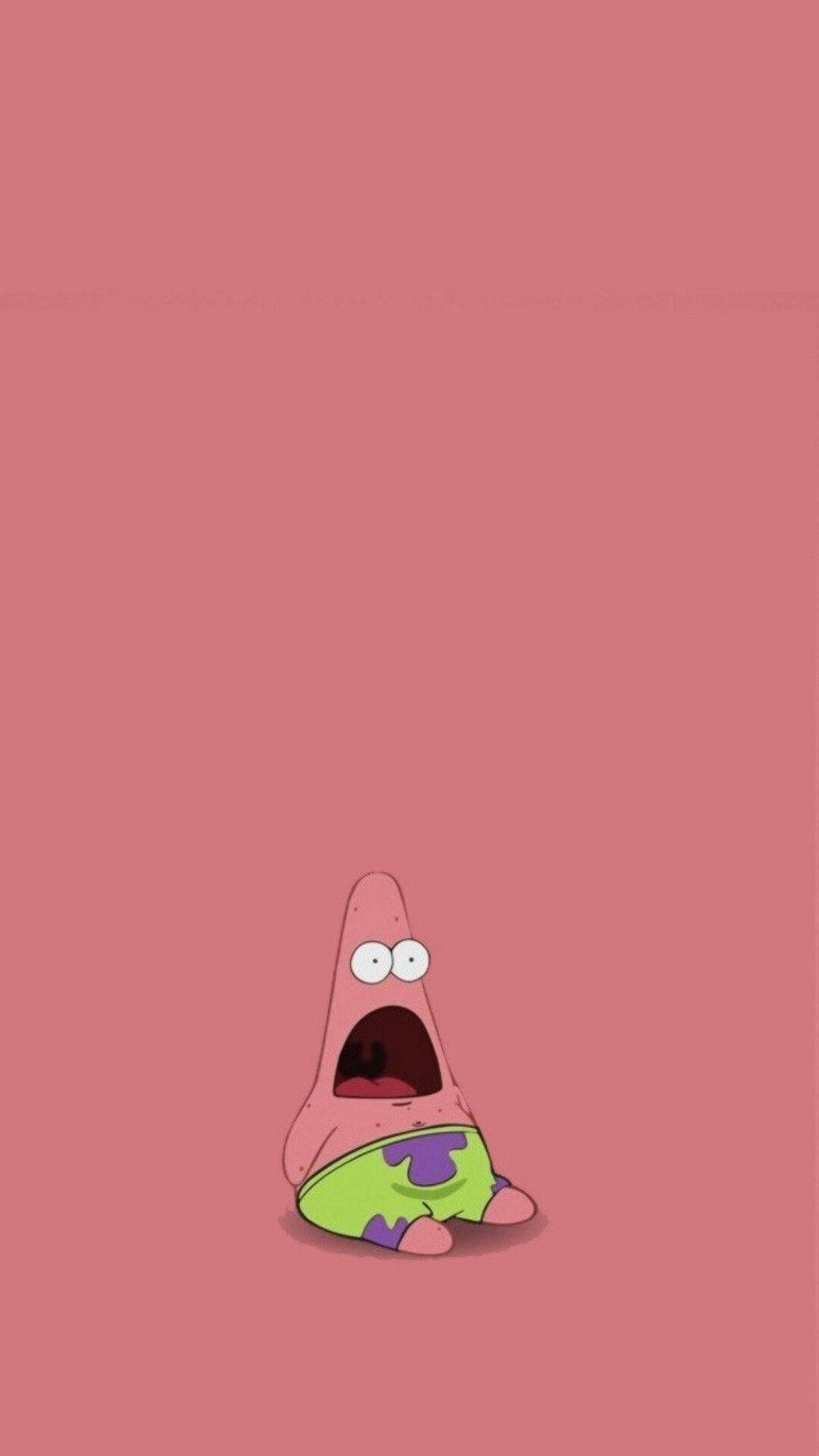 Download Patrick Starfish Cartoon Phone Wallpaper
