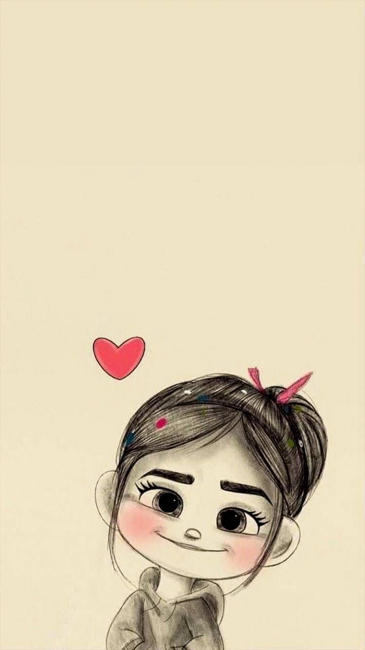 Download Cartoon Love wallpaper by DankAndroid now. Browse millions of popul. Cute disney wallpaper, Girly drawings, Cute cartoon wallpaper