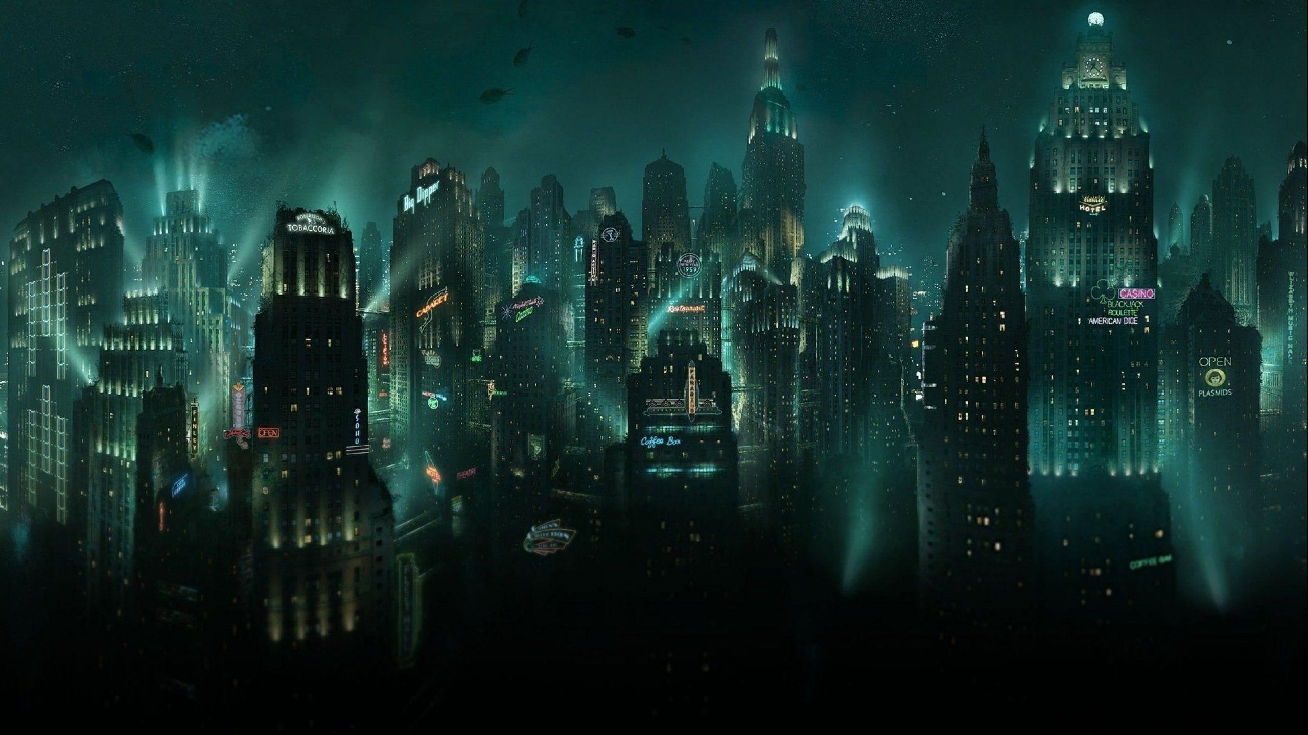 Futuristic cyber city with this captivating 4K wallpaper 26481512