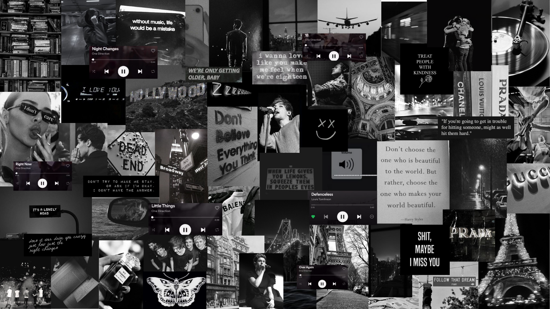 one direction laptop wallpaper, black aesthetic. Latar belakang, Wallpaper laptop, Gambar vintage