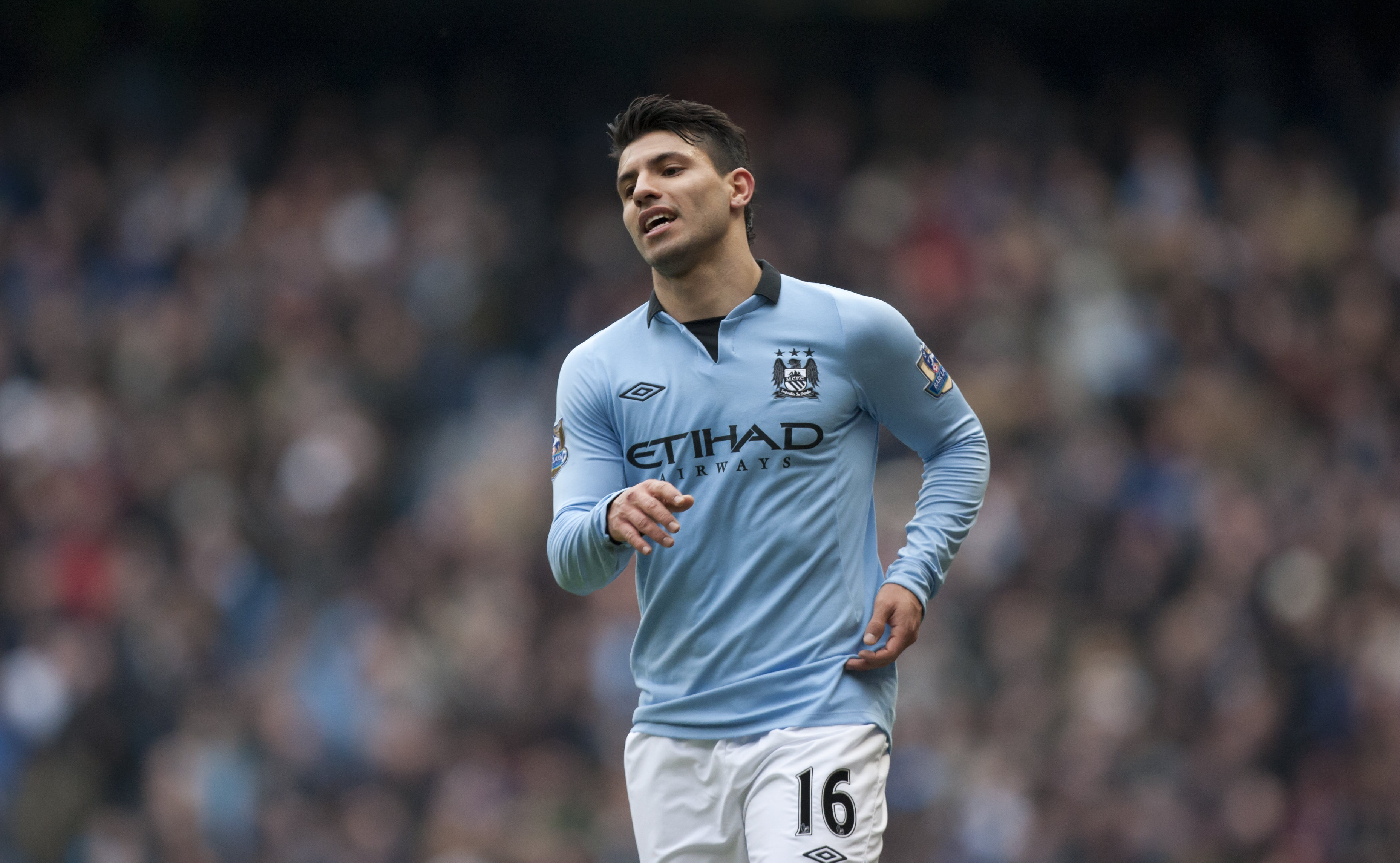 Wallpaper, sergio aguero, Manchester City, football 3714x2289