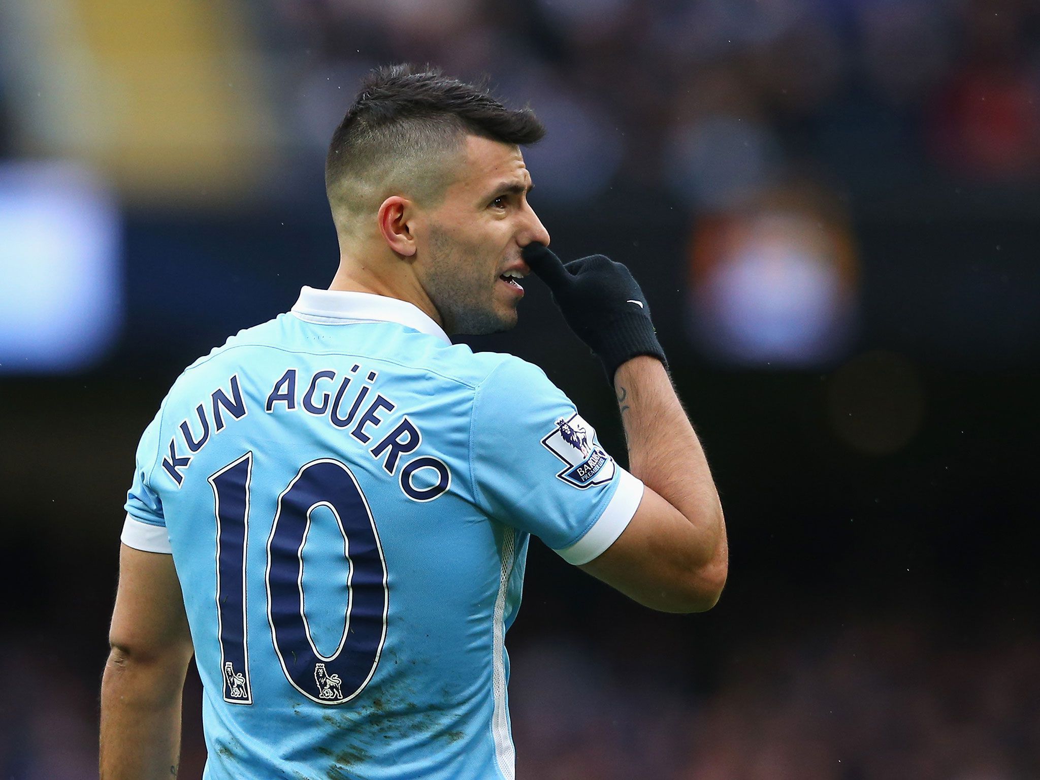 Man City Aguero HD Wallpaper