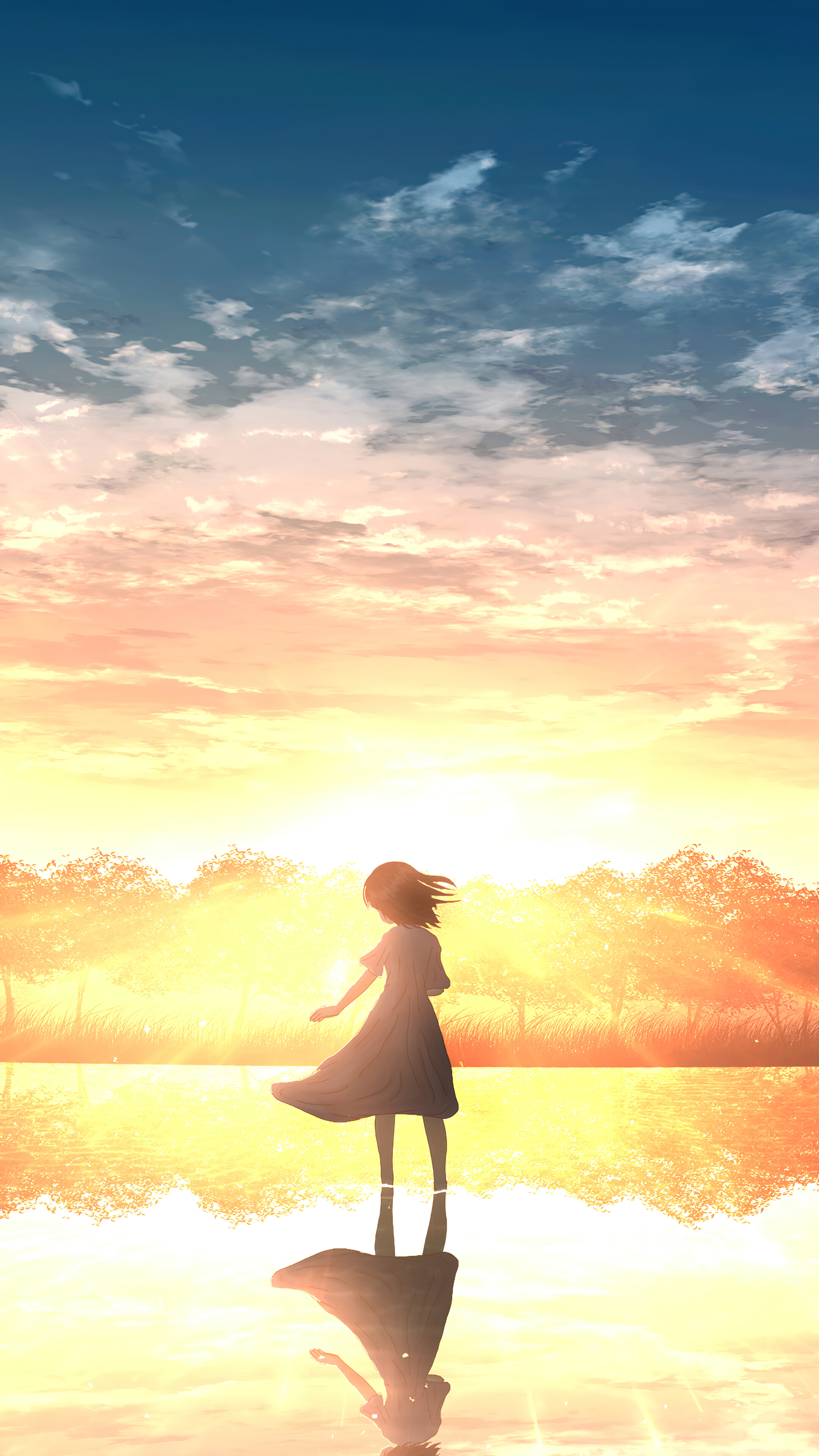 Free download Sunrise Anime Scenery Wallpaper 4K PC Deska [2160x3840] for your Desktop, Mobile & Tablet. Explore Anime Sunset 4K Vertical Wallpaper. Anime Wallpaper 4K, 4K Anime Wallpaper
