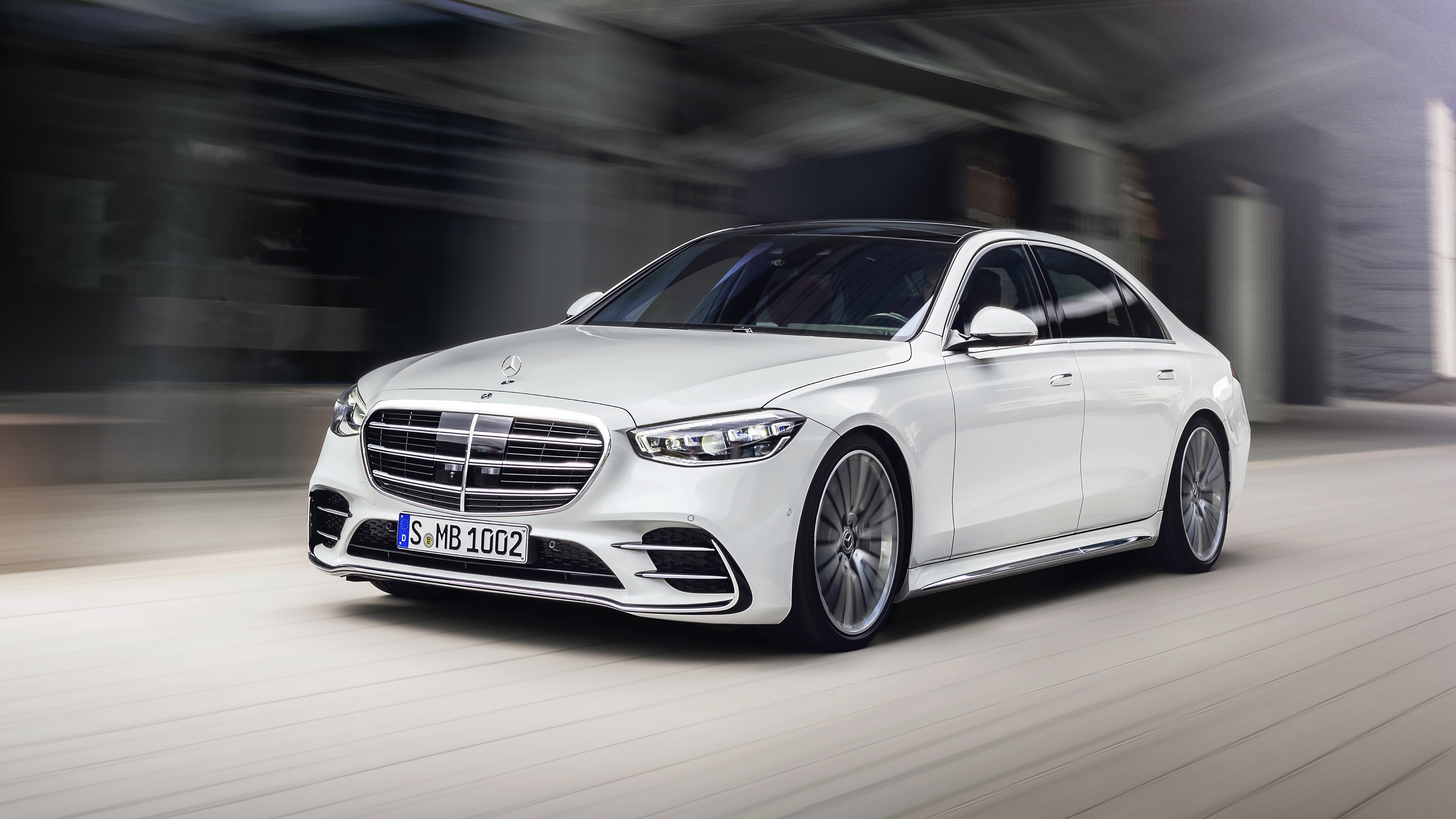 Mercedes Benz S Klasse Lang AMG Line 2020 4K Wallpaper Car Wallpaper