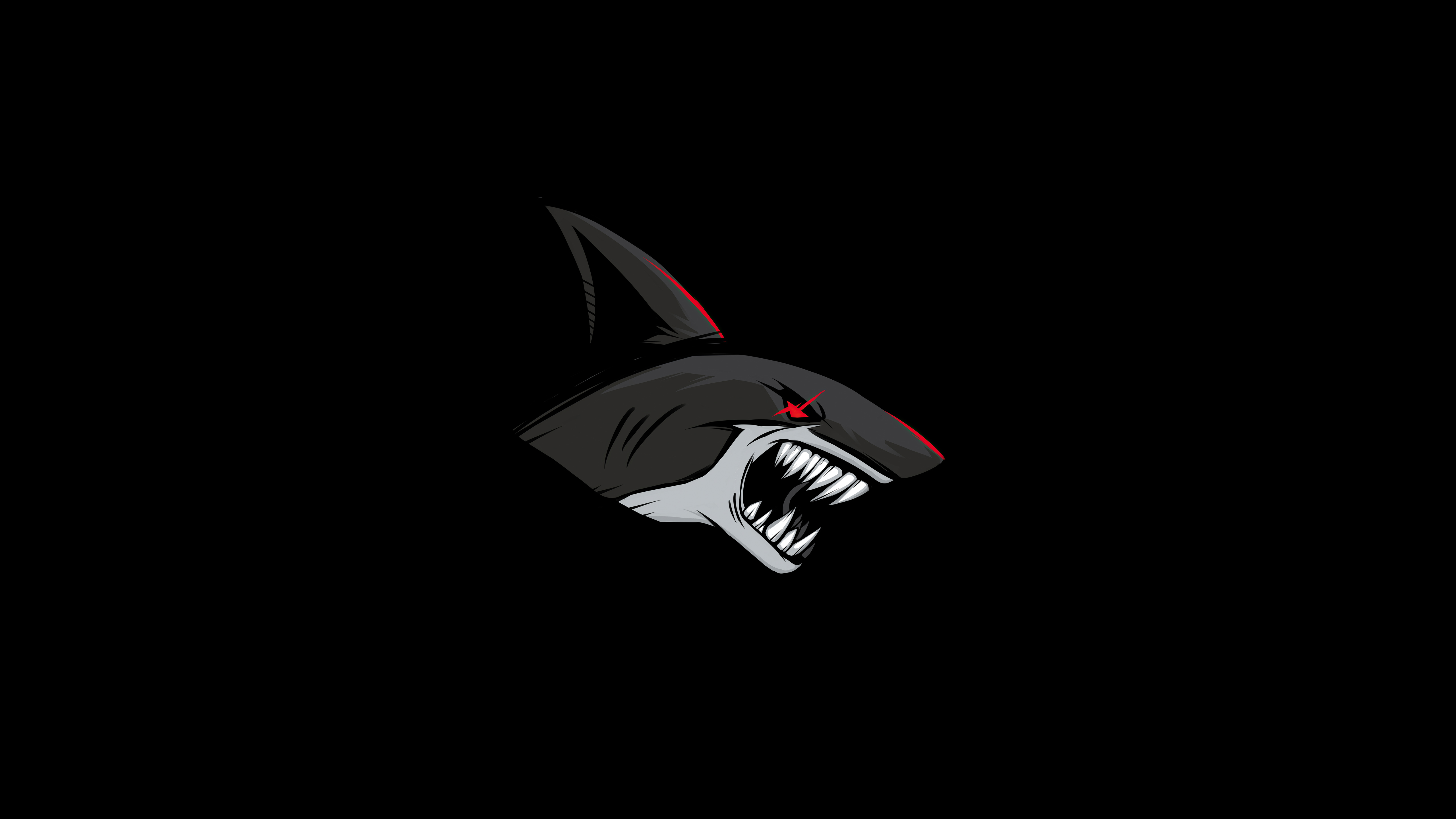 Wallpaper 4k Shark Dark 5k Wallpaper