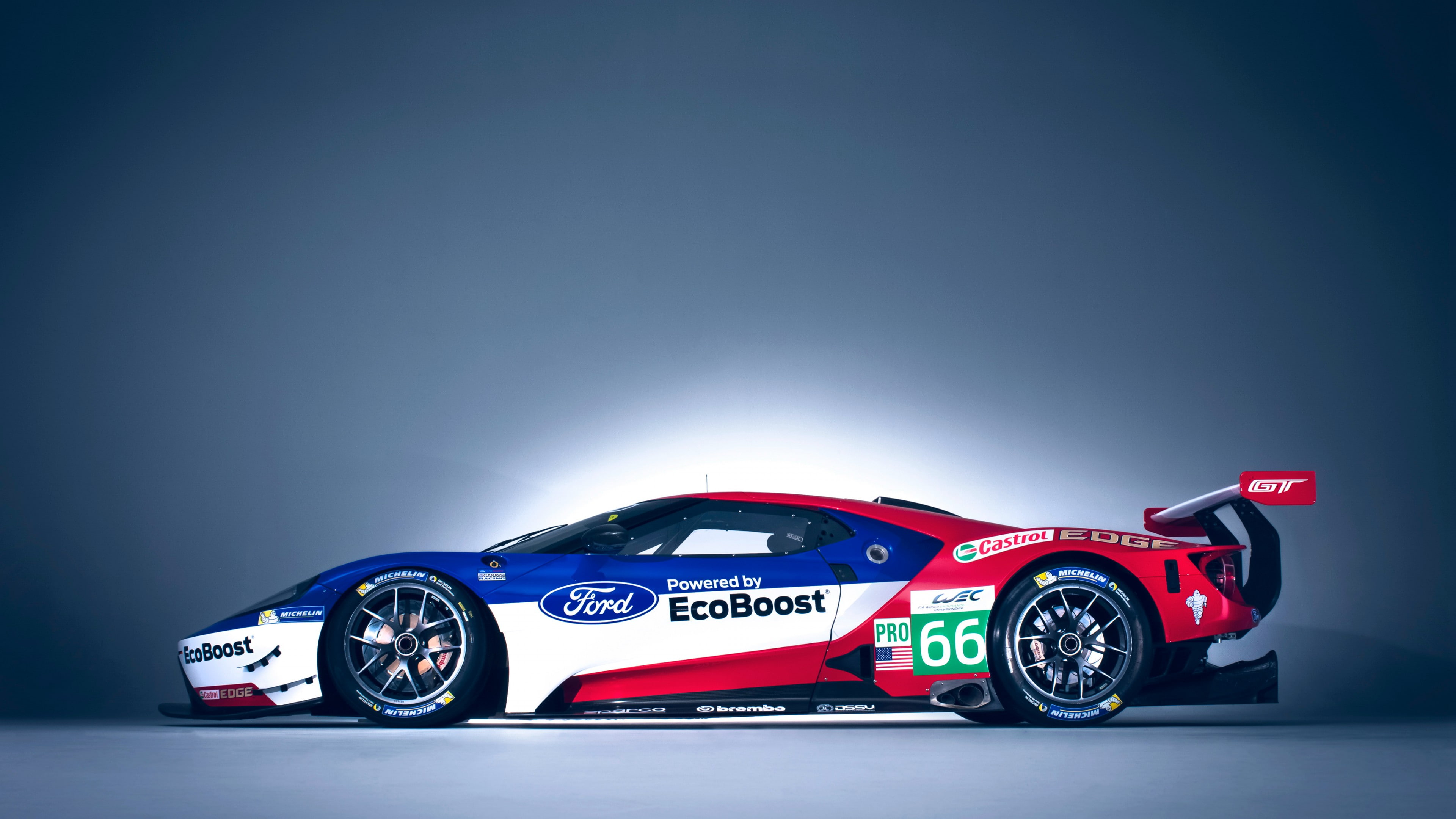 Wallpaper / 24 Hours of Le Mans, 4K, Ford GT Race Car free download