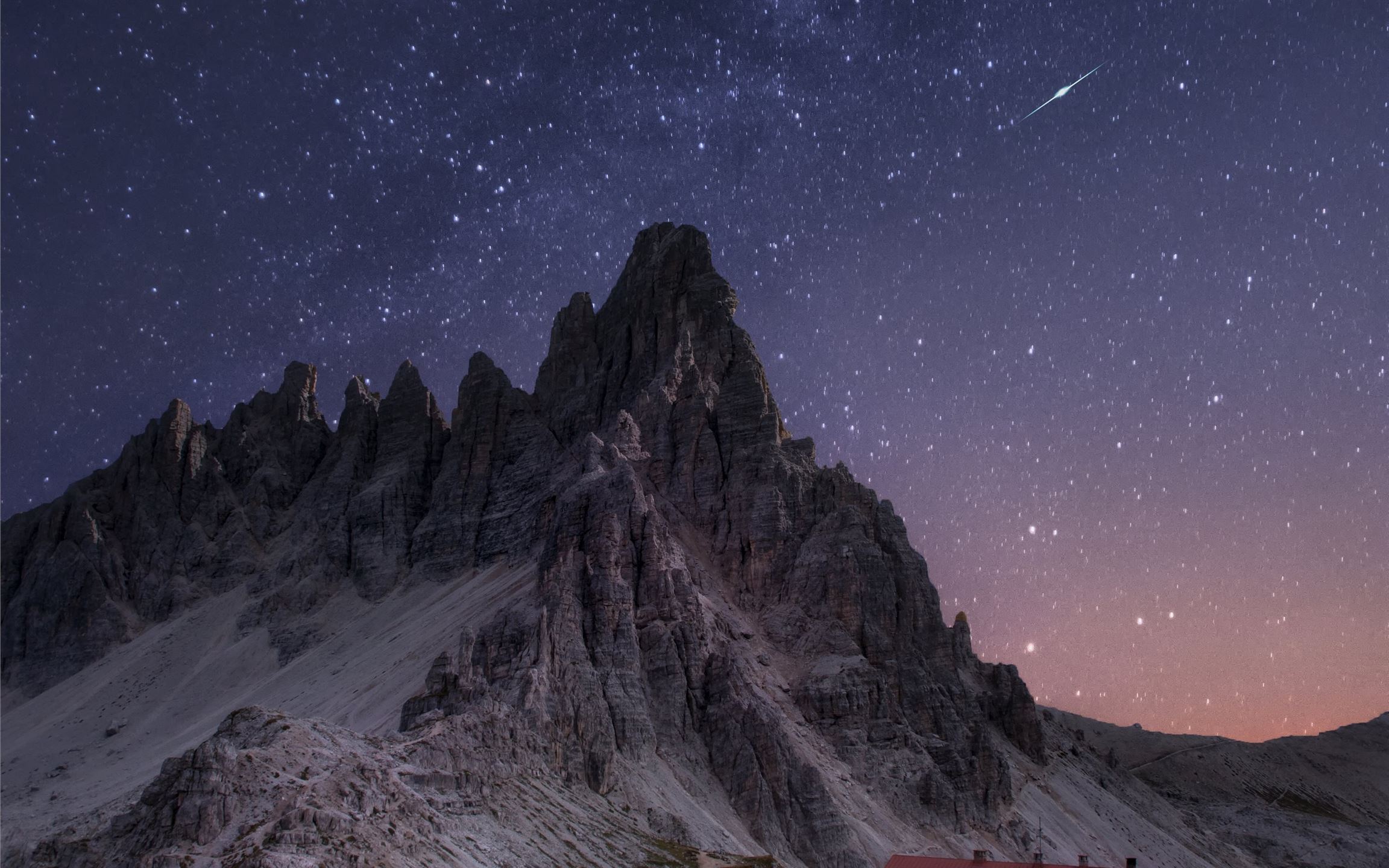 Stardust Over Dolomites Mac Wallpaper Download