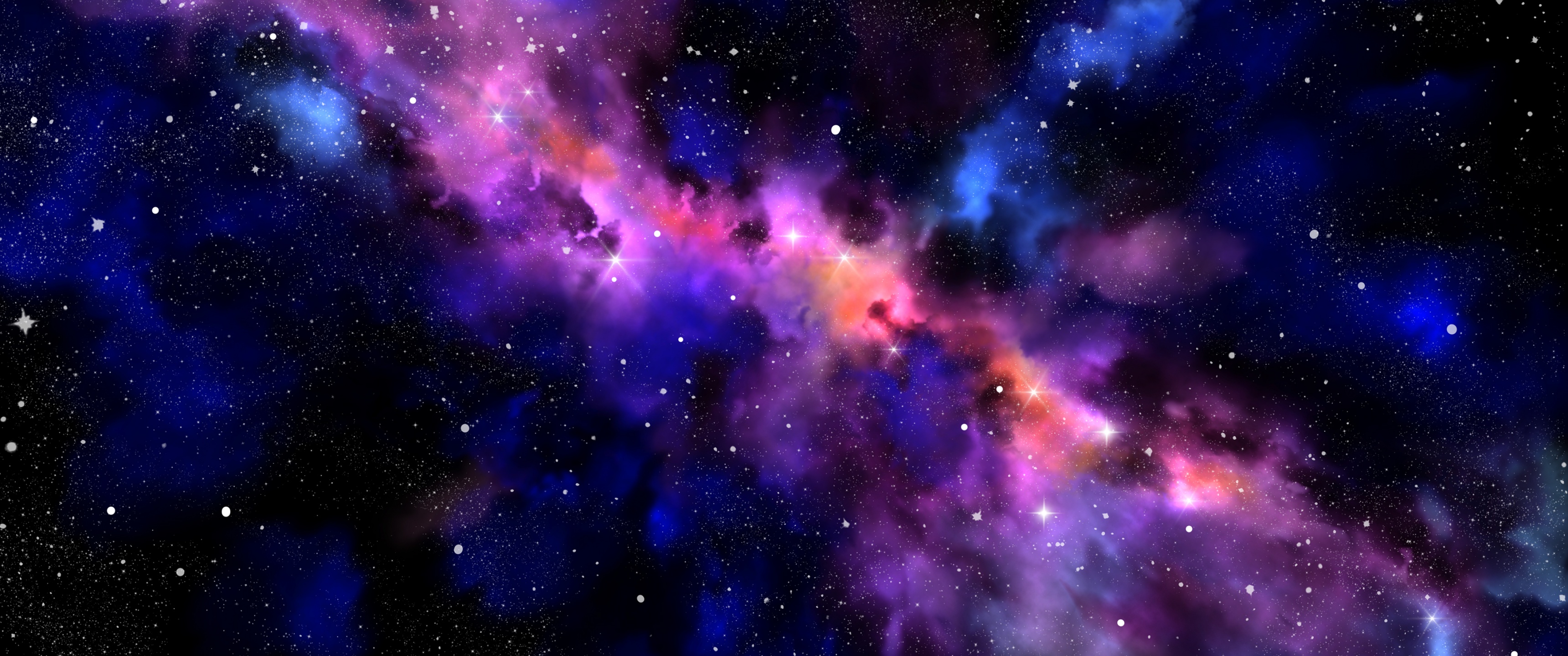 Galaxy Wallpaper 4K, Milky Way, Stars, Deep space