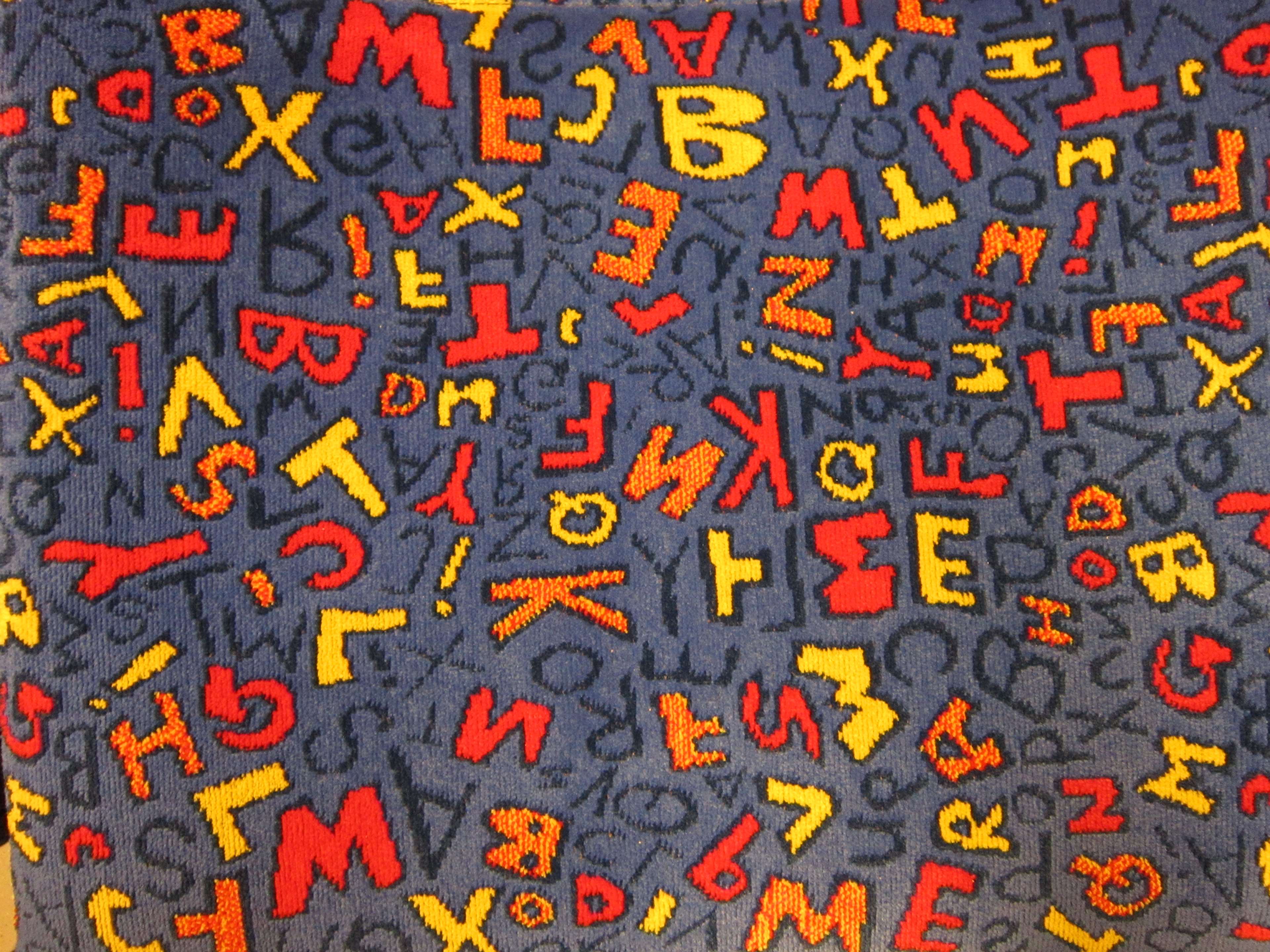alphabet, carpet, letters, pattern, seat, soft, word, words 4k Gallery HD Wallpaper
