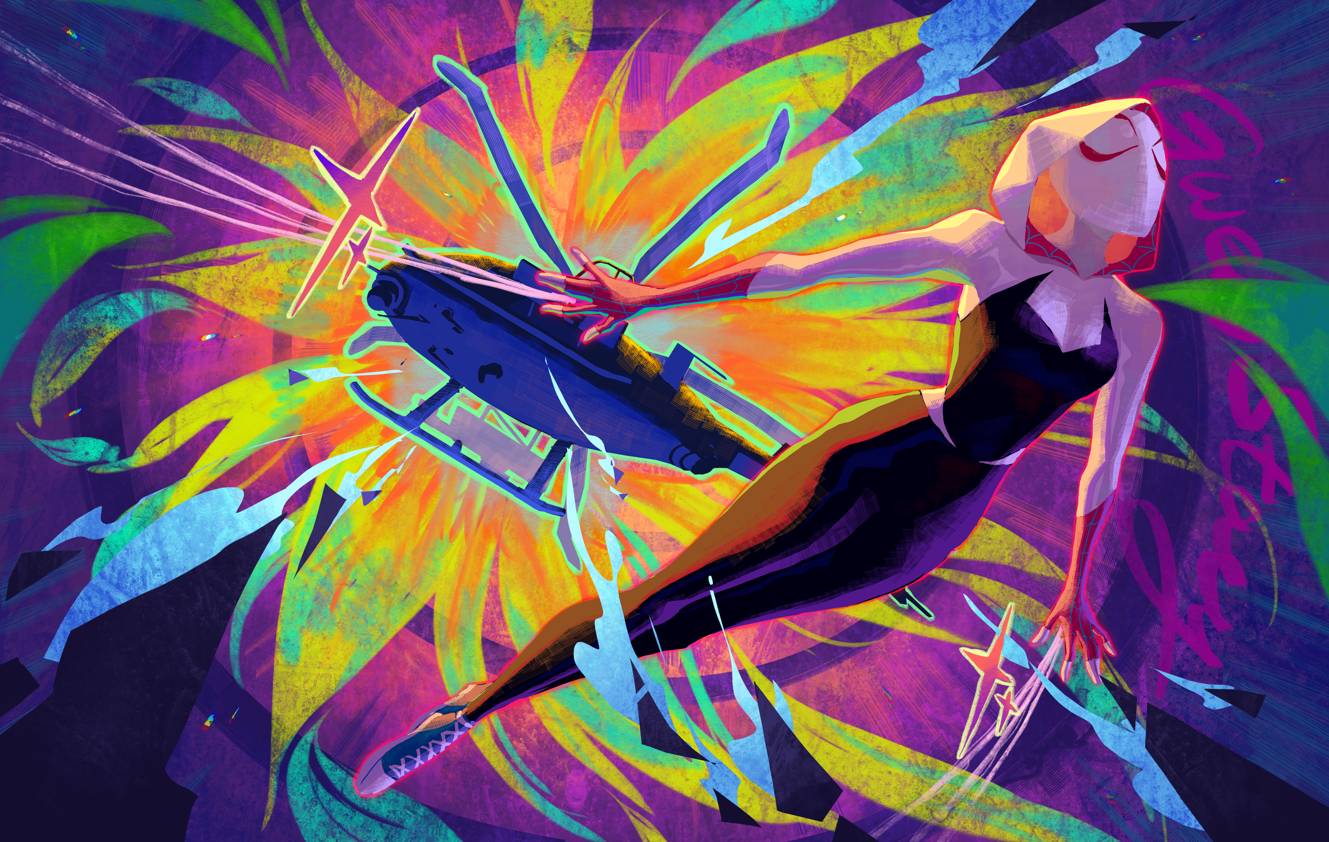 Gwen Stacy In Spider Man: Across The Spider Verse