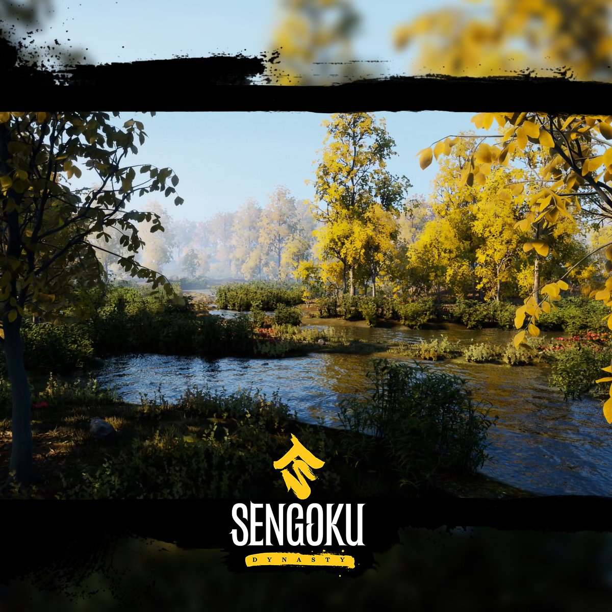 Toplitz Productions the flourishing Sengoku Dynasty, the mighty river run flows with a tranquil power, its waters weaving tales of ancient glory and the whispers of a proud nation's