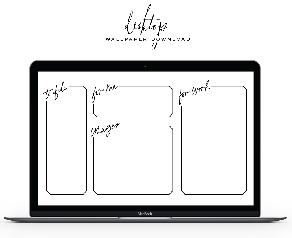 The Cutest Way to Organize Your Desktop (for *free*). Lark & Linen Interior Design and Lifestyle Blog