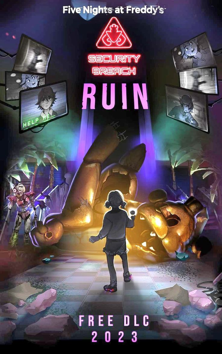 Fnaf SB Ruin. Fnaf drawings, Fnaf, Anime fnaf