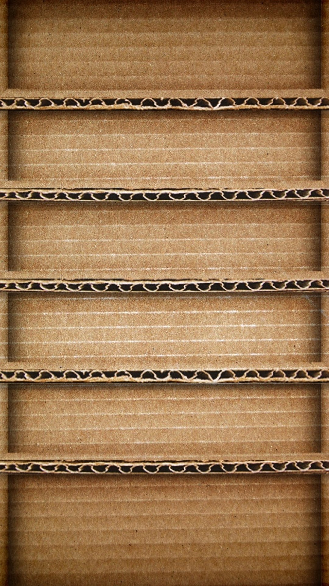 Brown Cardboard Shelf Android Best Wallpaper