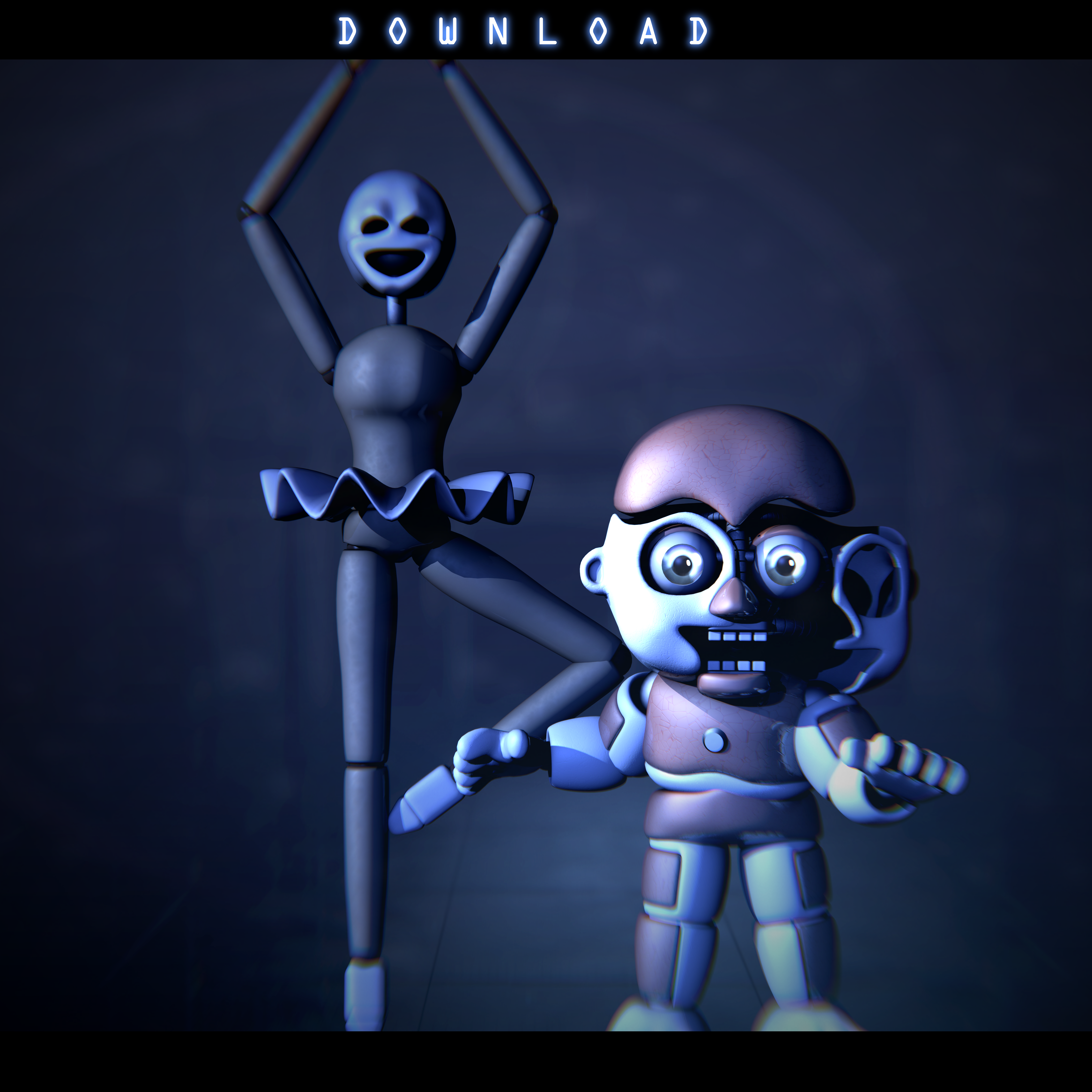 FNaF Blender and Bidybab PreRelease!